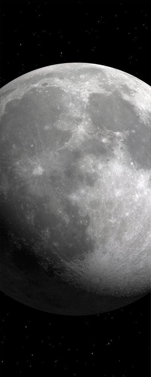 3D space future planet door mural Wallpaper AJ Wallpaper 