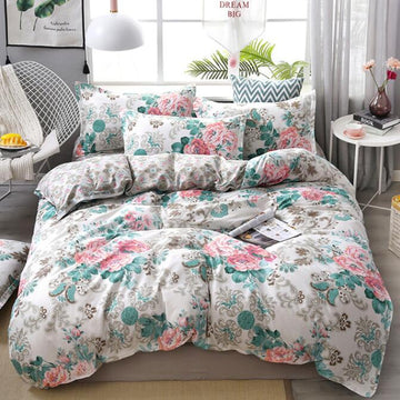 3D Flower Pattern 2164 Bed Pillowcases Quilt