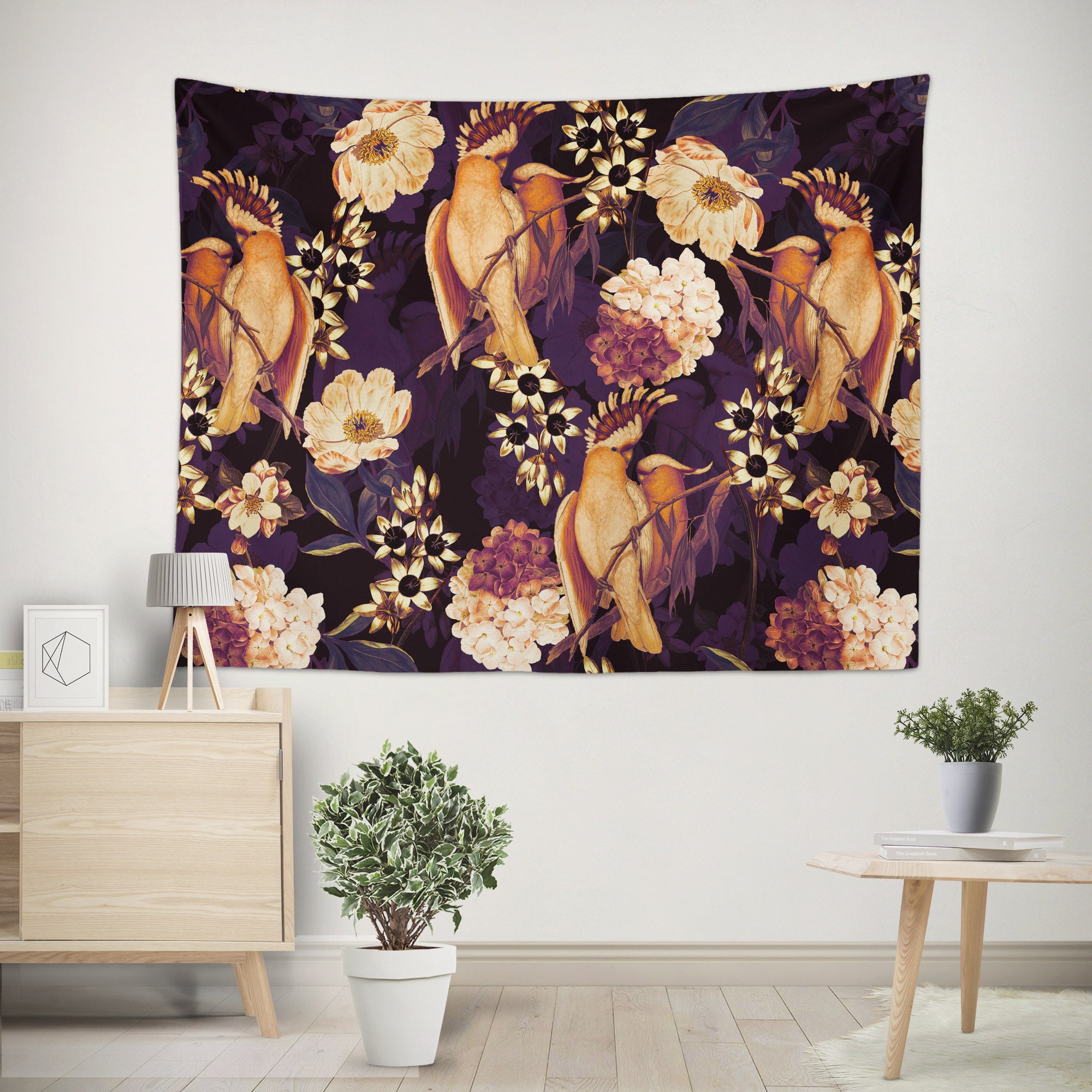 3D Yellow Parrot 916 Uta Naumann Tapestry Hanging Cloth Hang