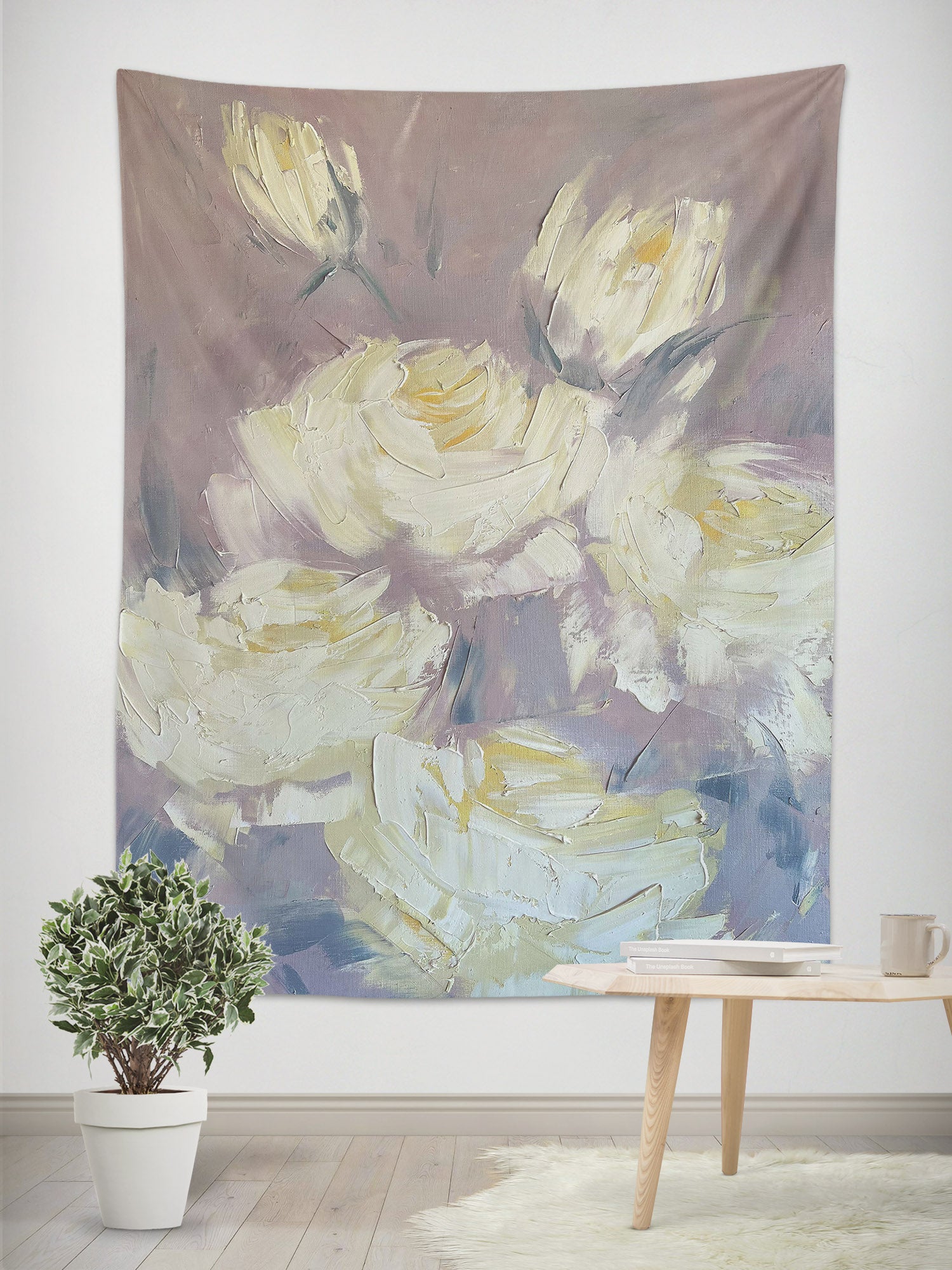 3D Yellow Rose 3780 Skromova Marina Tapestry Hanging Cloth Hang