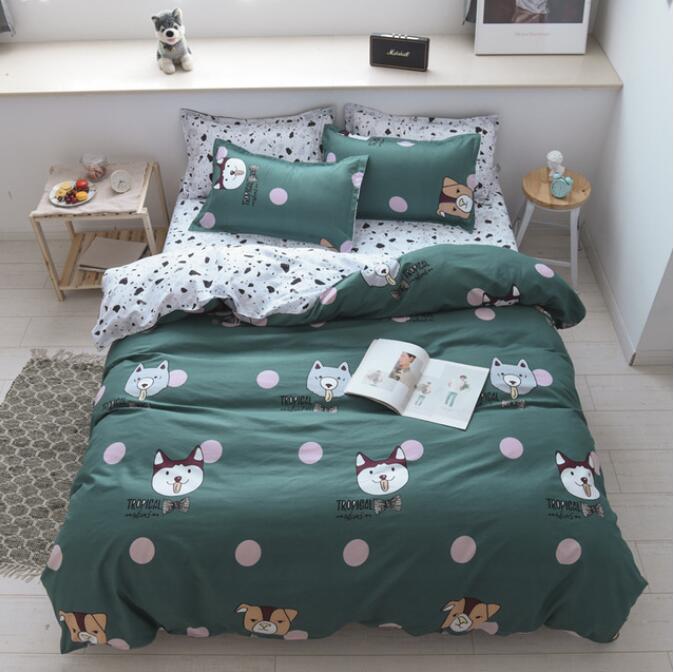 3D Wave Point Husky 2107 Bed Pillowcases Quilt