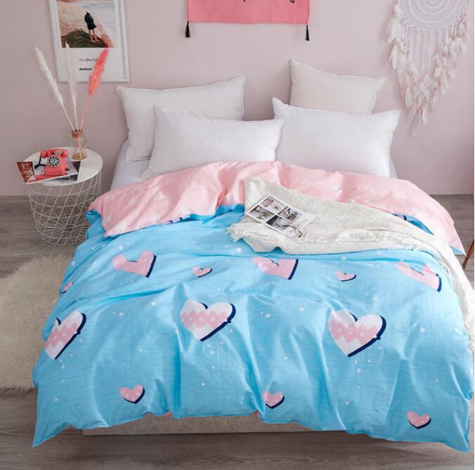 3D Sky Blue Background Love 3104 Bed Pillowcases Quilt