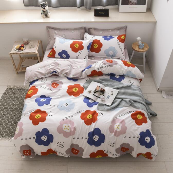 3D Colored Flowers 13125 Bed Pillowcases Quilt