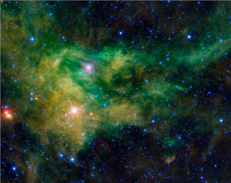 Green Nebulas Wallpaper AJ Wallpaper 