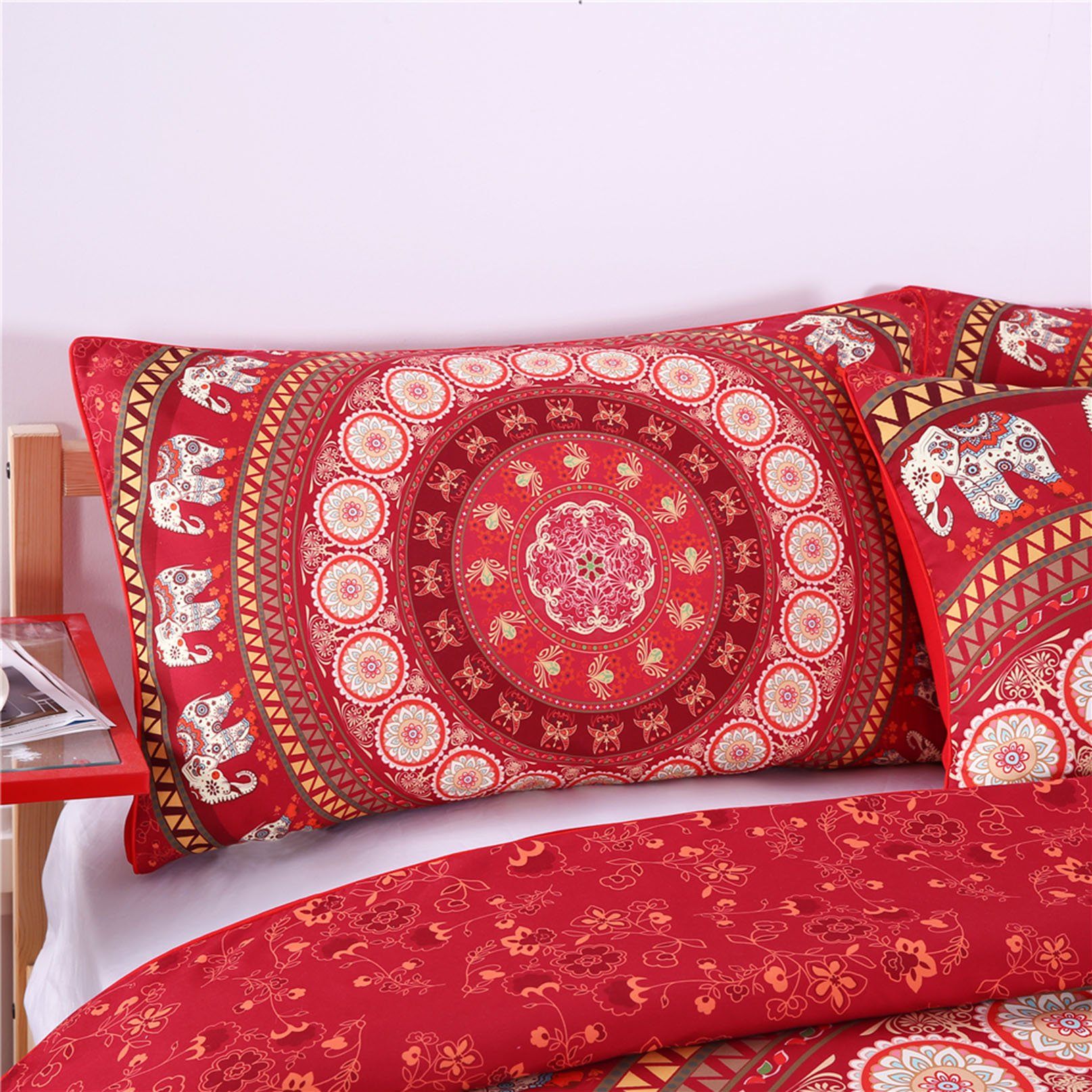 3D Elephant Messenger 208 Bed Pillowcases Quilt Wallpaper AJ Wallpaper 