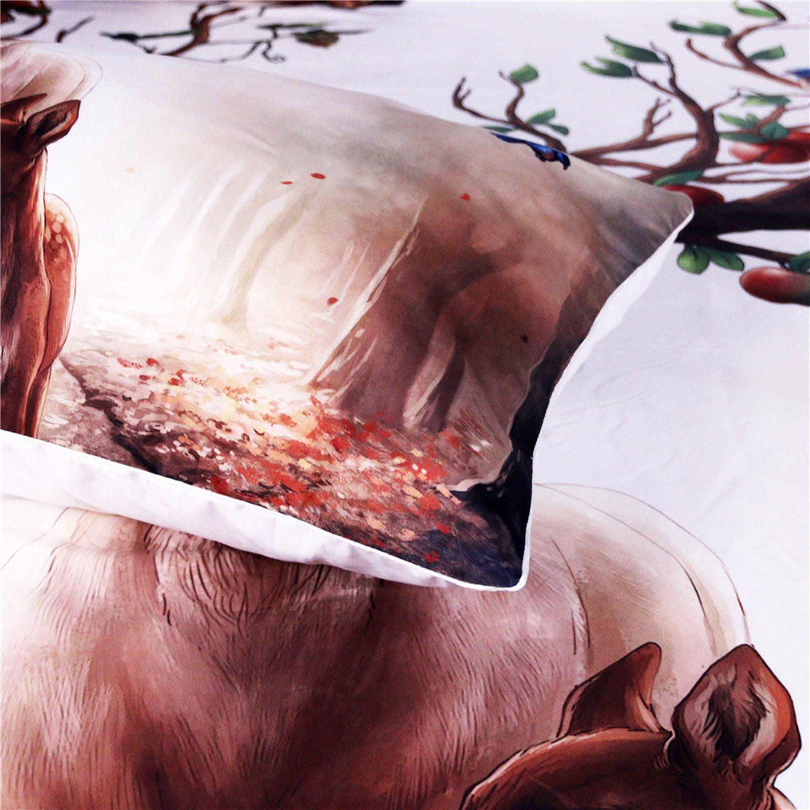 3D Mother Deer 170 Bed Pillowcases Quilt Wallpaper AJ Wallpaper 