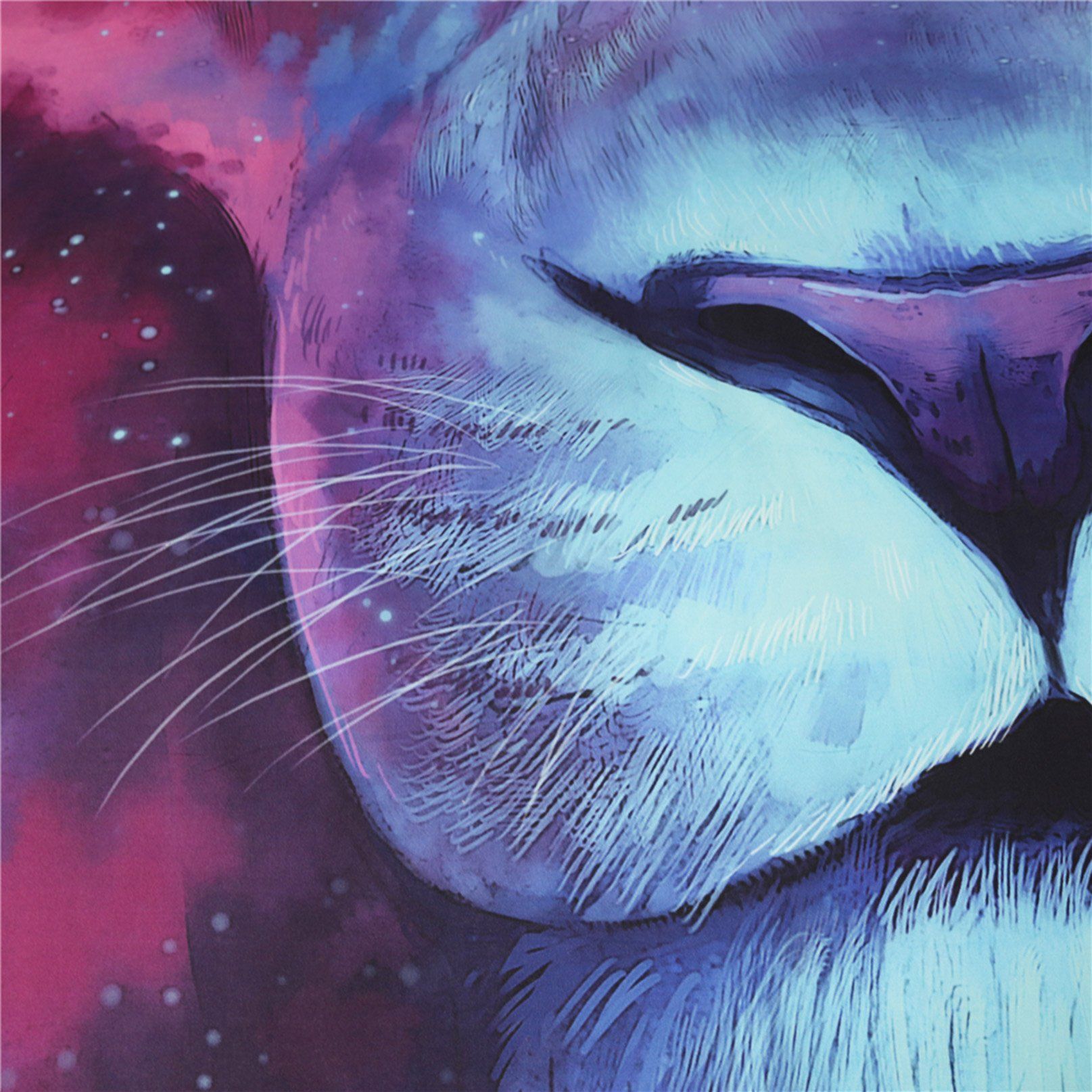 3D Edge Lion 127 Bed Pillowcases Quilt Wallpaper AJ Wallpaper 