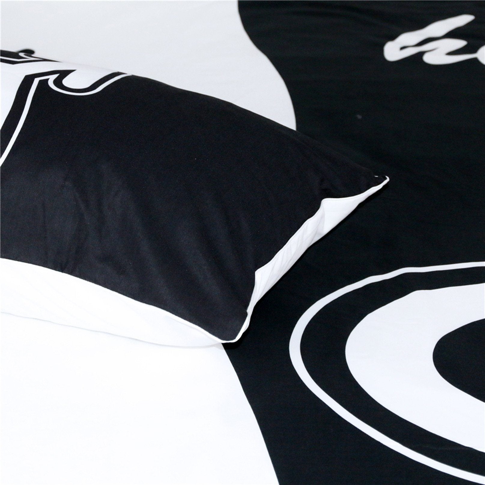 3D Black Love 184 Bed Pillowcases Quilt Wallpaper AJ Wallpaper 