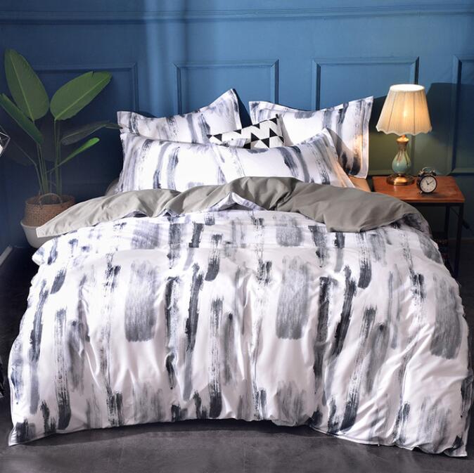 3D Black Strips 2103 Bed Pillowcases Quilt