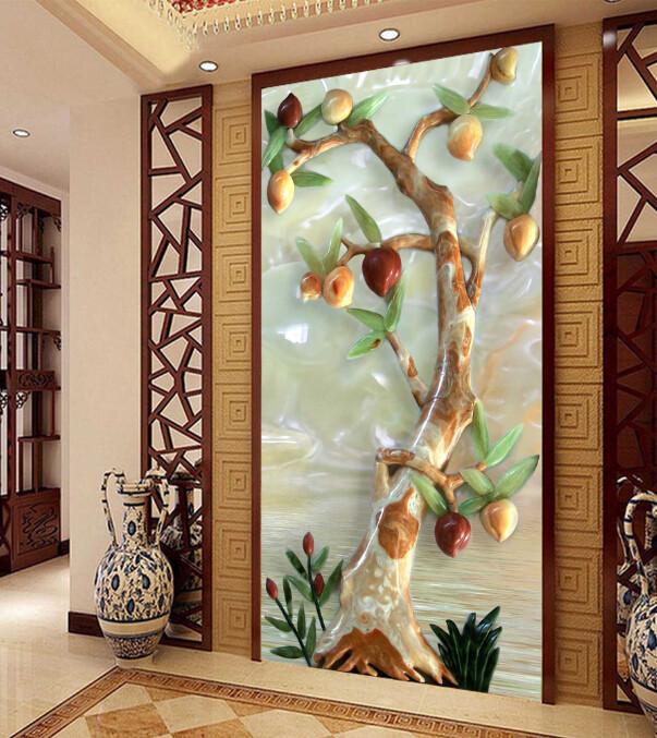 Jade Peach Tree Wallpaper AJ Wallpaper 2 