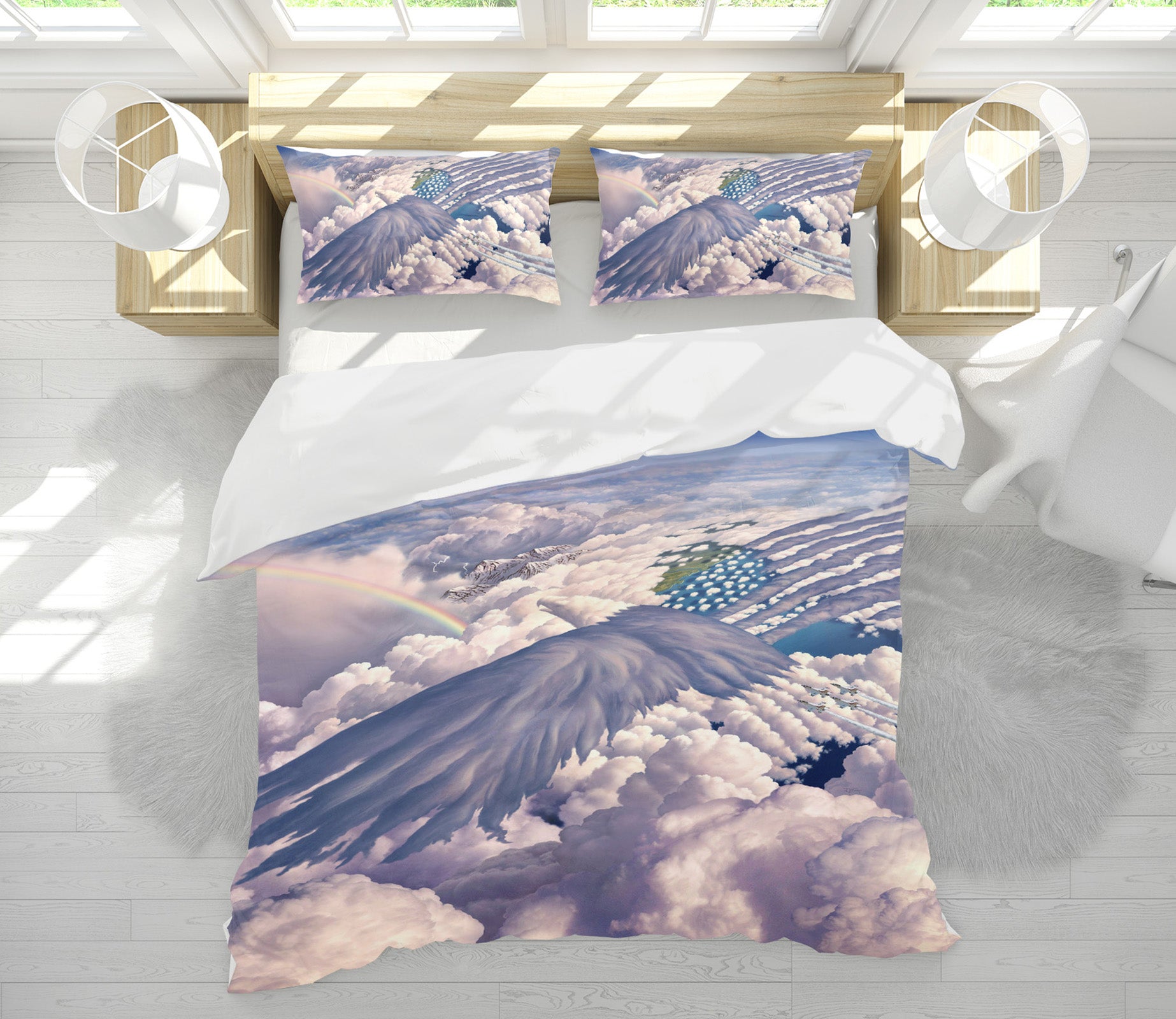 3D Clouds 86035 Jerry LoFaro bedding Bed Pillowcases Quilt