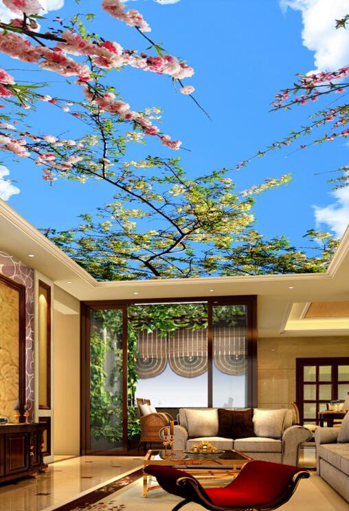 Sky Tree Red Flower 151 Wallpaper AJ Wallpaper 