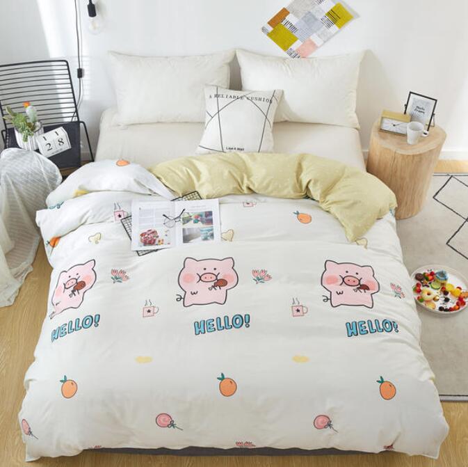 3D Piggy 3030 Bed Pillowcases Quilt