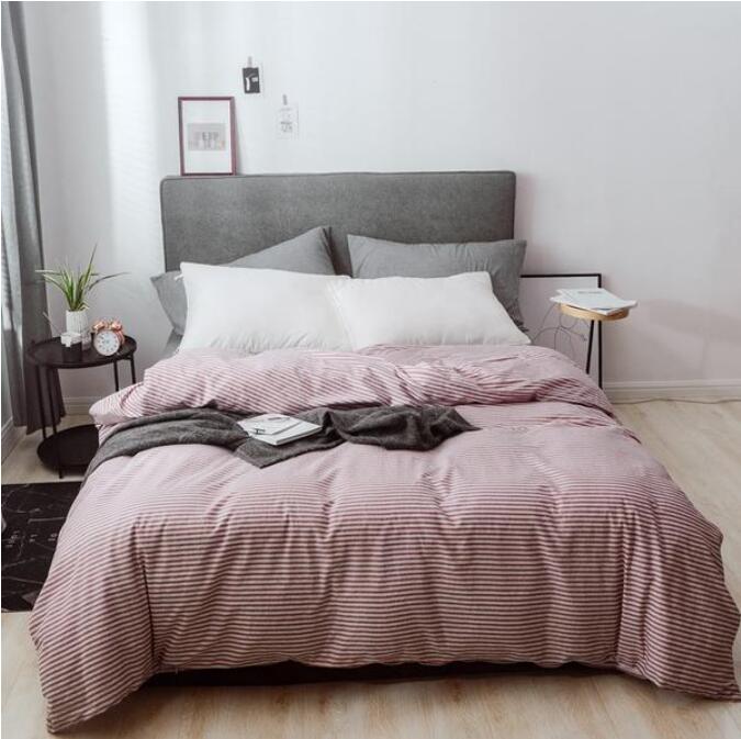 3D Red Pinstripe 4148 Bed Pillowcases Quilt