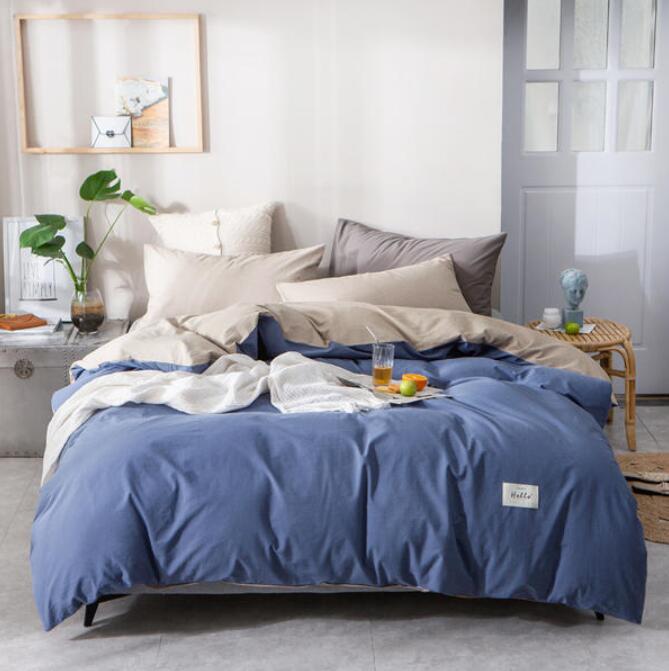 3D Navy Blue 4098 Bed Pillowcases Quilt
