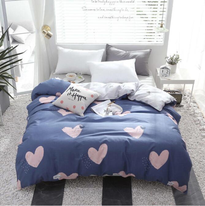 3D Pink Love 3189 Bed Pillowcases Quilt