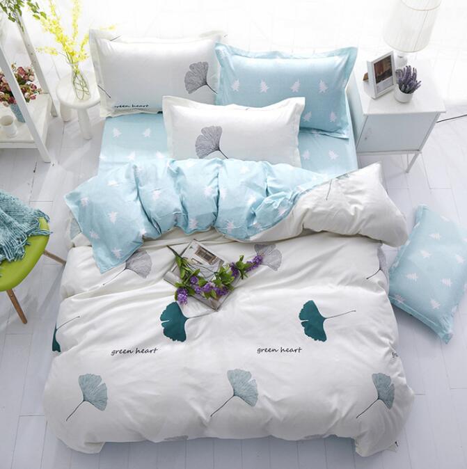 3D Green Ginkgo Leaf 2113 Bed Pillowcases Quilt