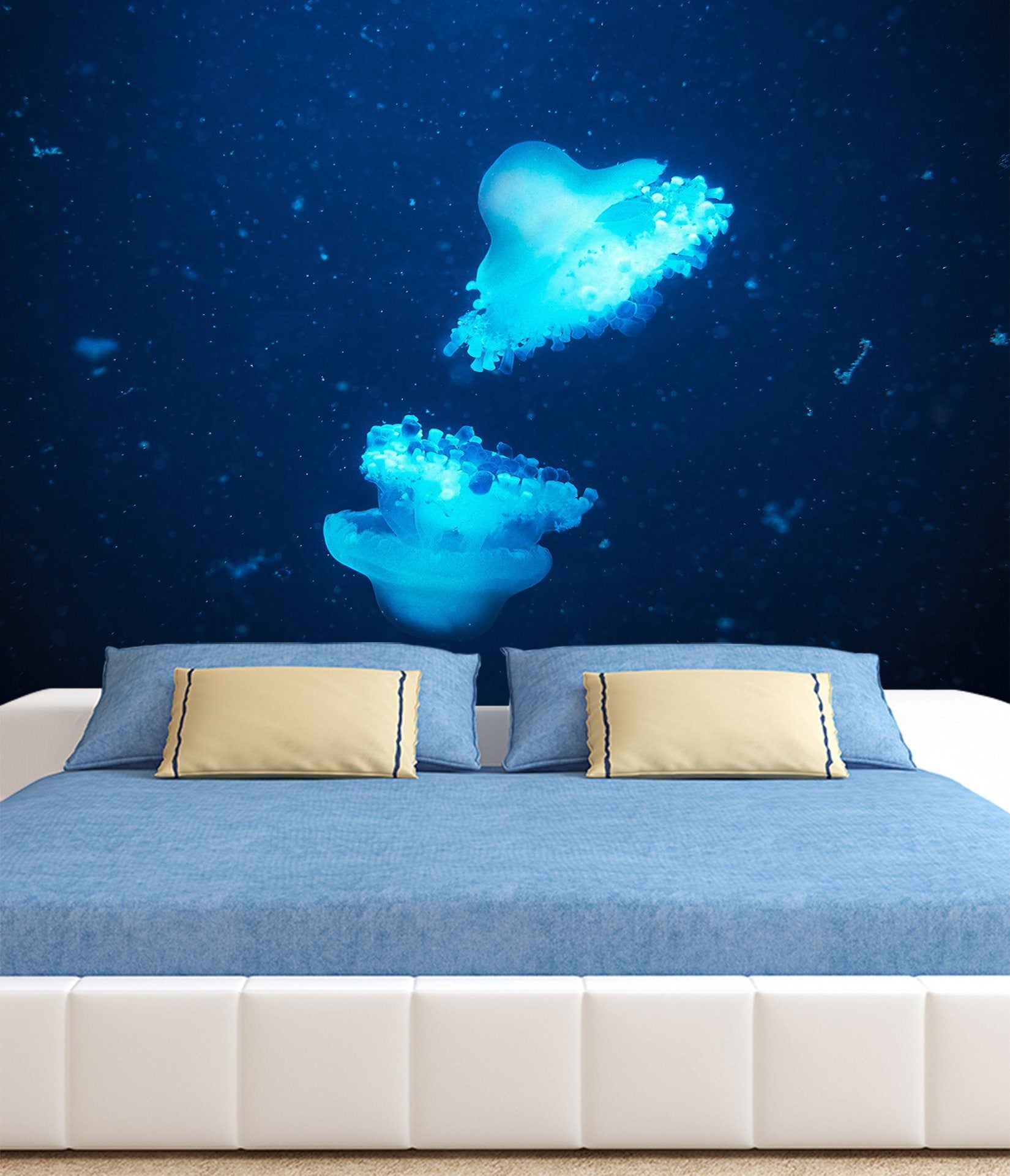 3D Beautiful Jellyfish 103 Wallpaper AJ Wallpaper 