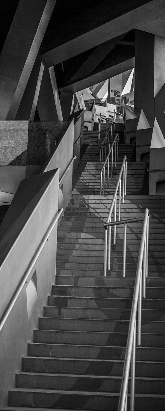 3D apparition overlapping staircase door mural Wallpaper AJ Wallpaper 