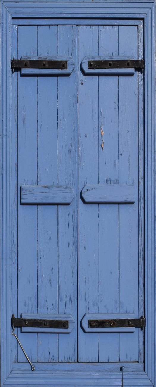 3D board blue painting door mural Wallpaper AJ Wallpaper 