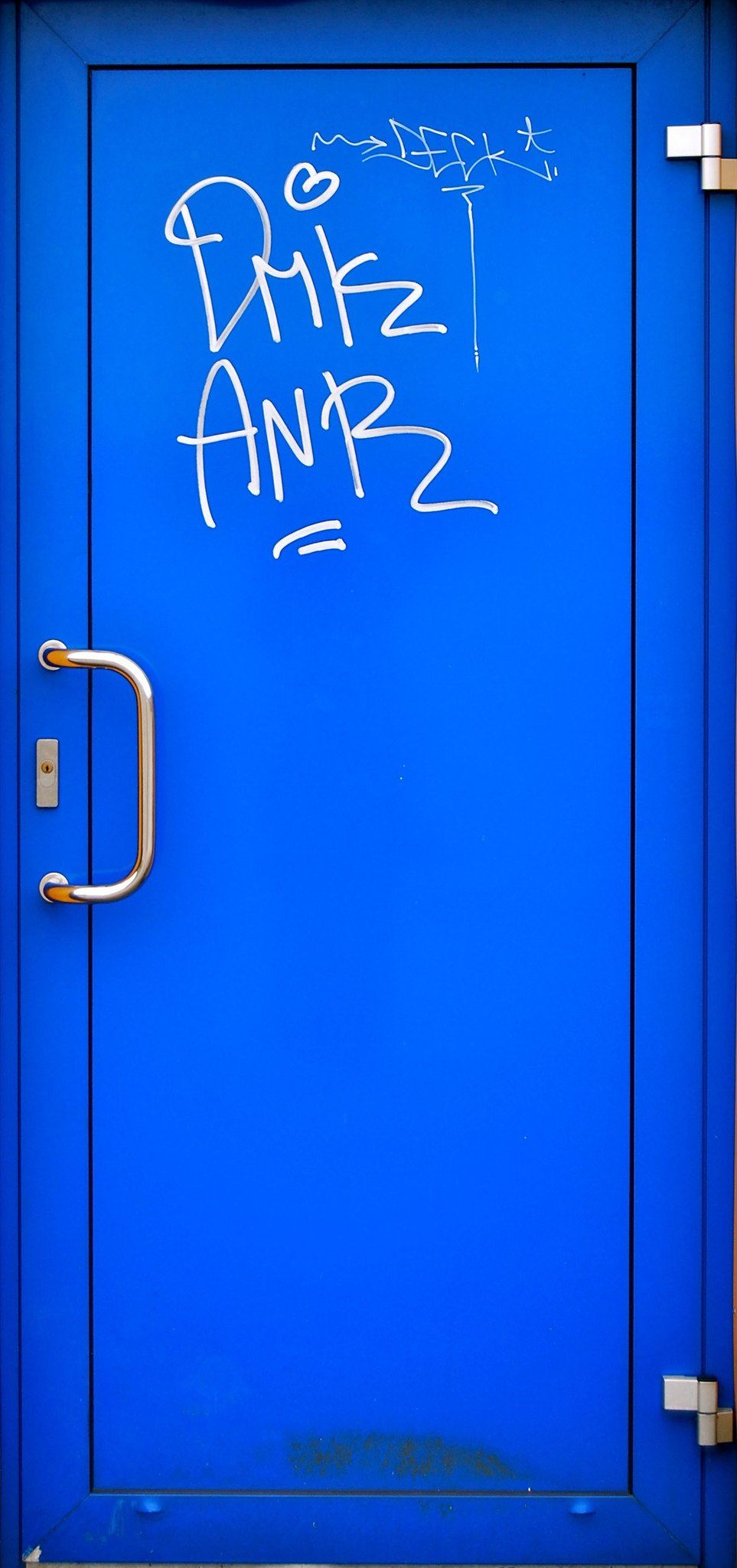 3D Blue Gate Graffiti Door Mural Wallpaper AJ Wallpaper 