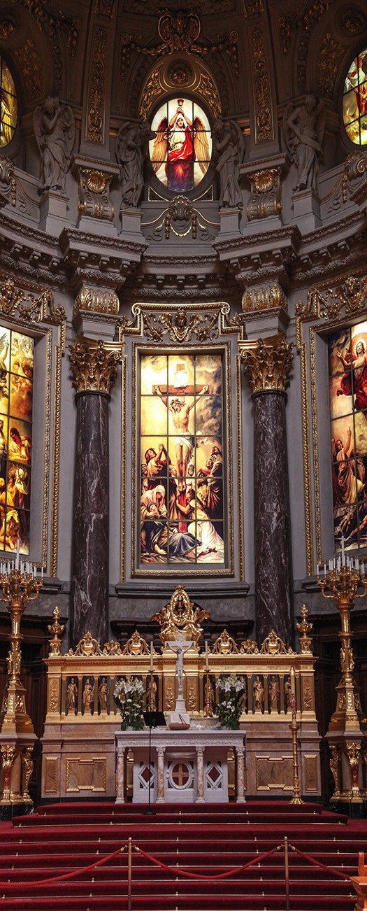 3D dome classical architecture door mural Wallpaper AJ Wallpaper 