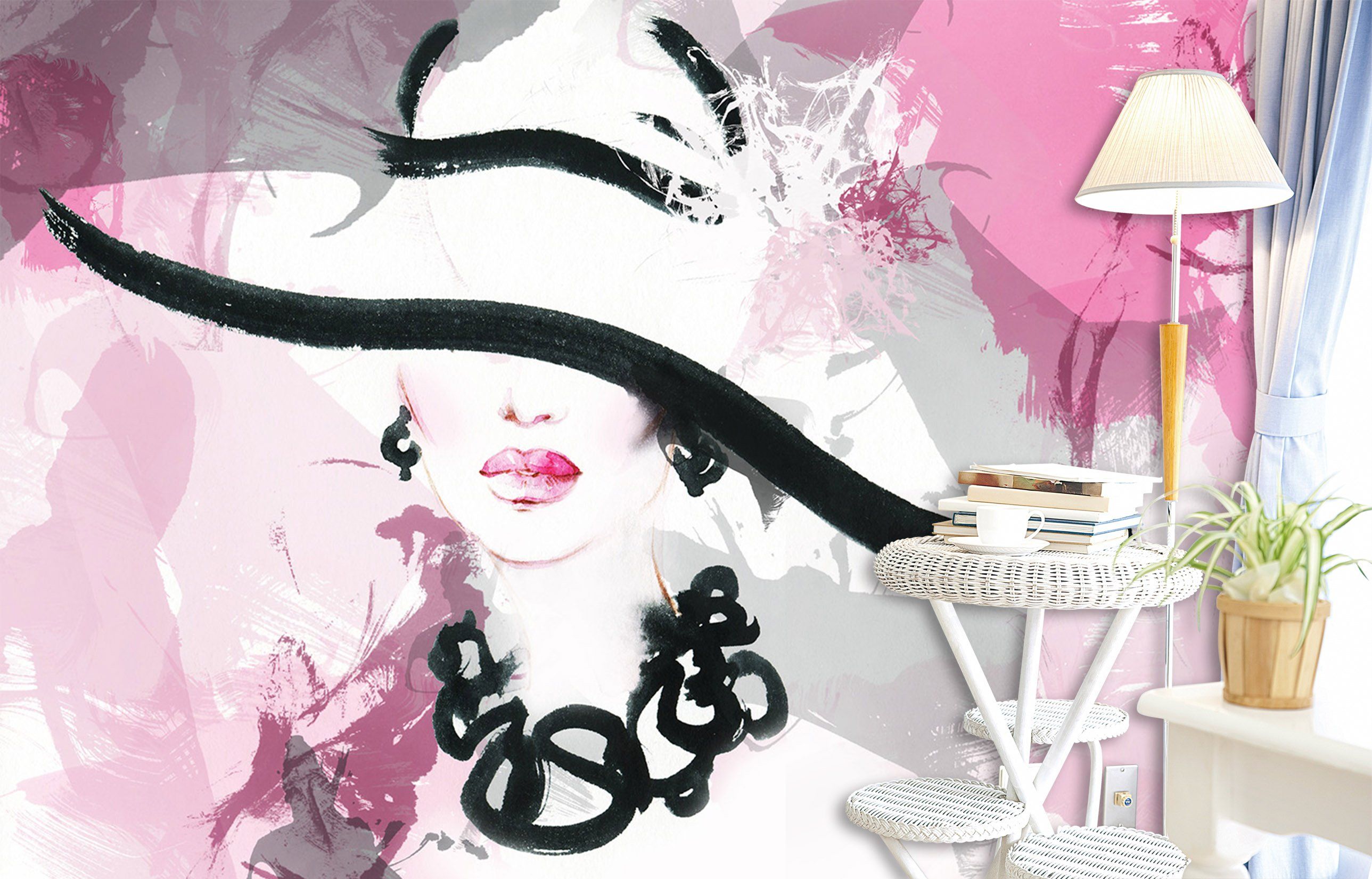 3D Hat Covering Eyes 609 Wallpaper AJ Wallpaper 2 