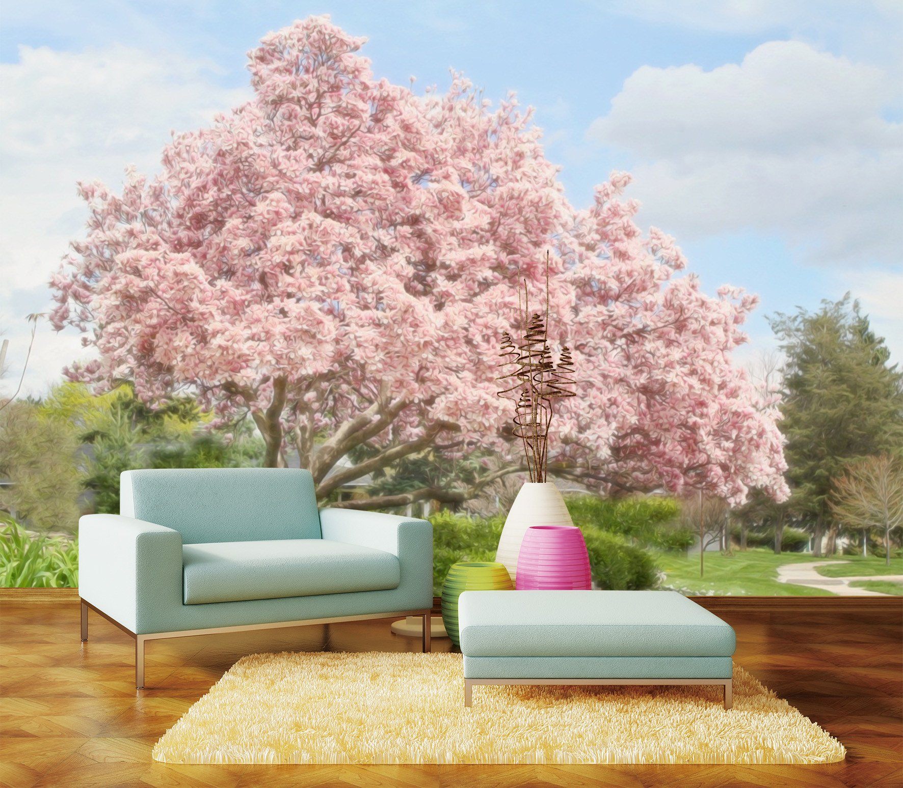 3D Cherry Tree Flower 764 Wallpaper AJ Wallpapers 