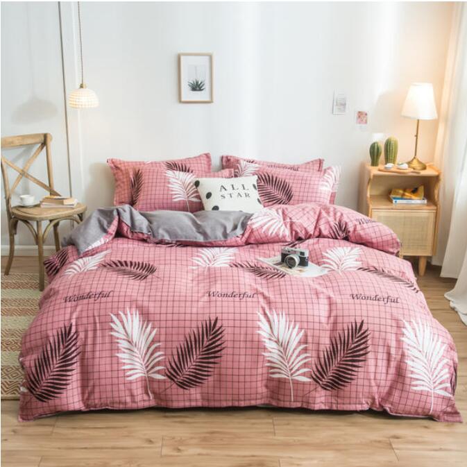 3D Red Grid Black And White Feathers 4072 Bed Pillowcases Quilt