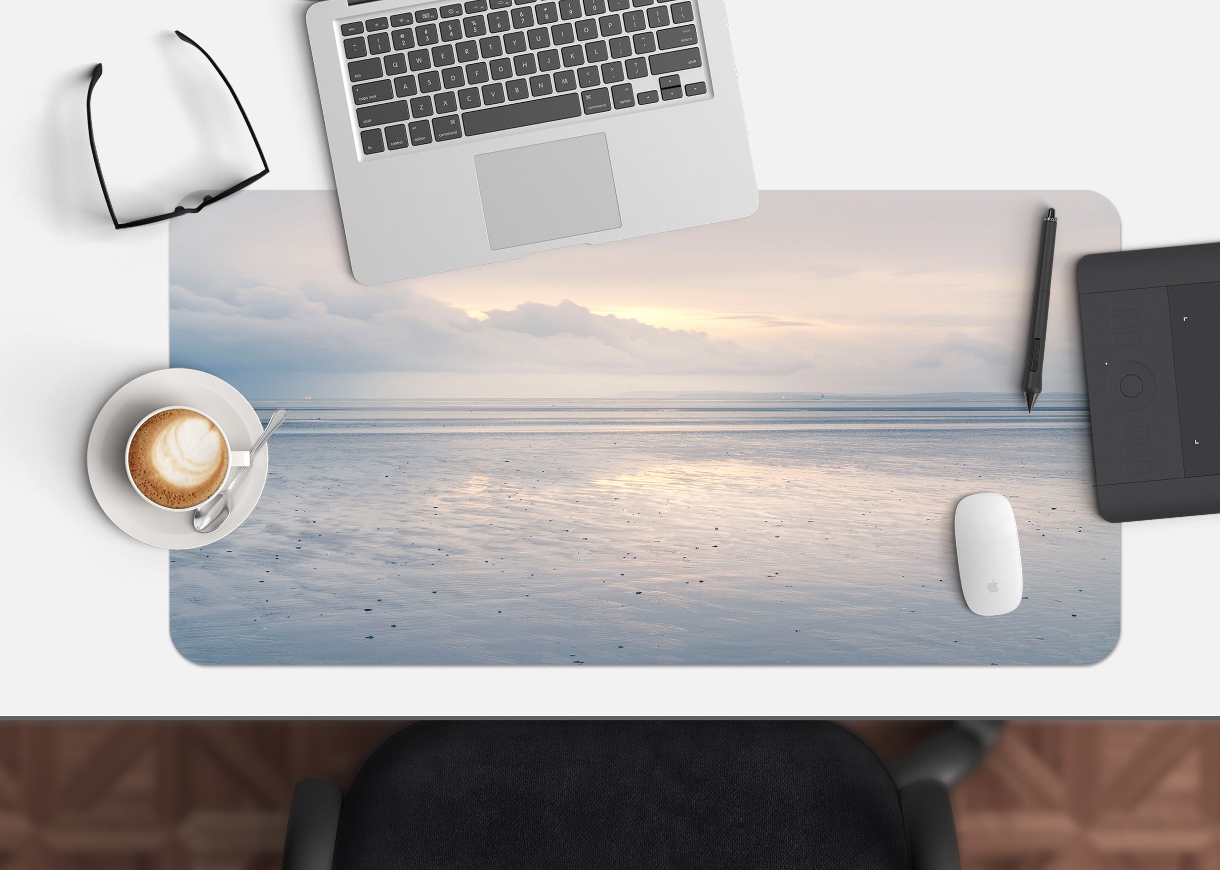 3D Sky Sea 12469 Assaf Frank Desk Mat