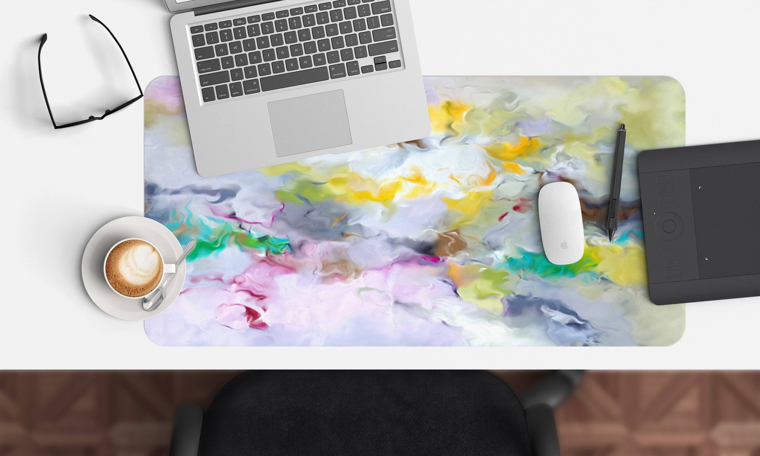 3D Abstract Color 083 Desk Mat Mat AJ Creativity Home 