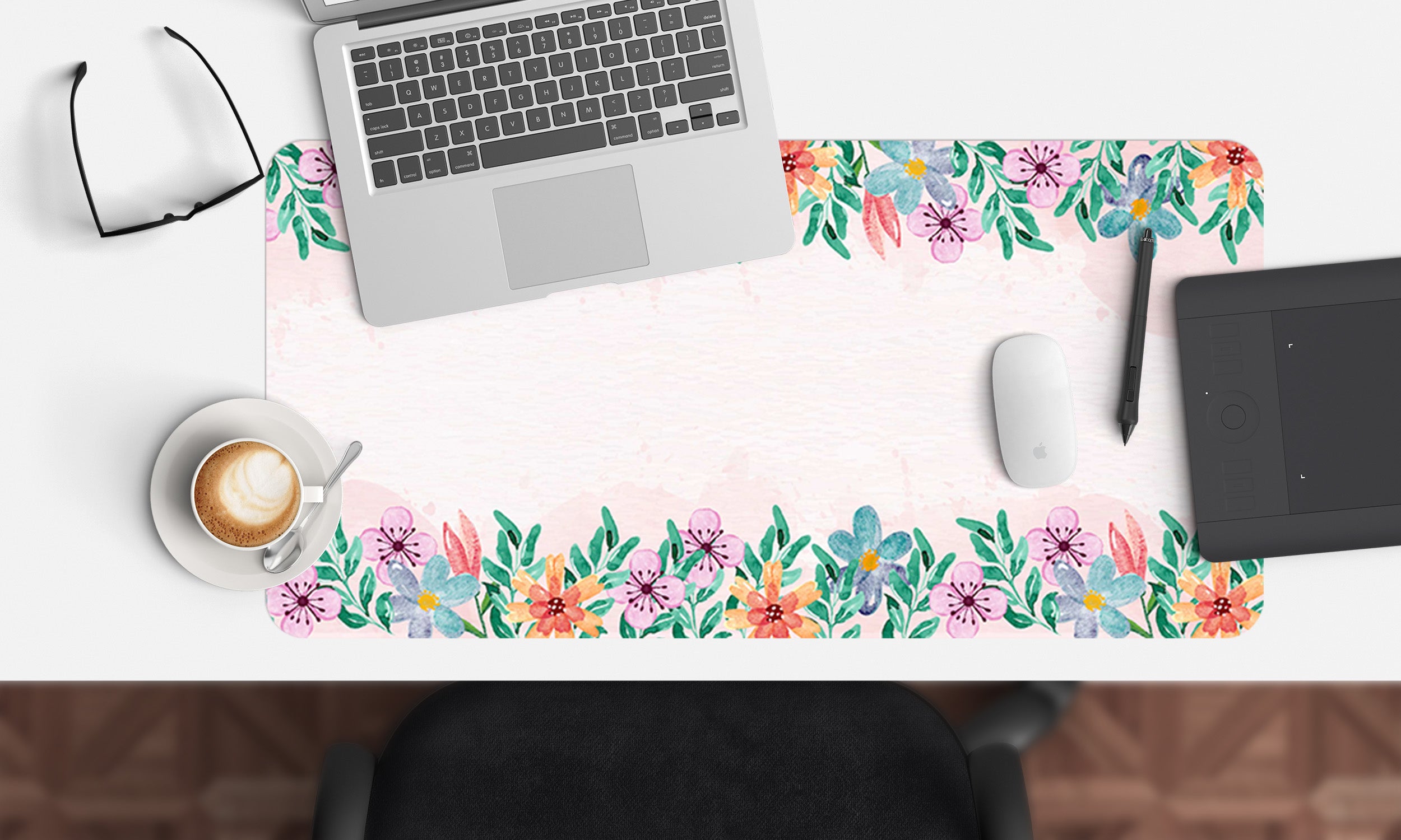 3D Wreath 17065 Desk Mat