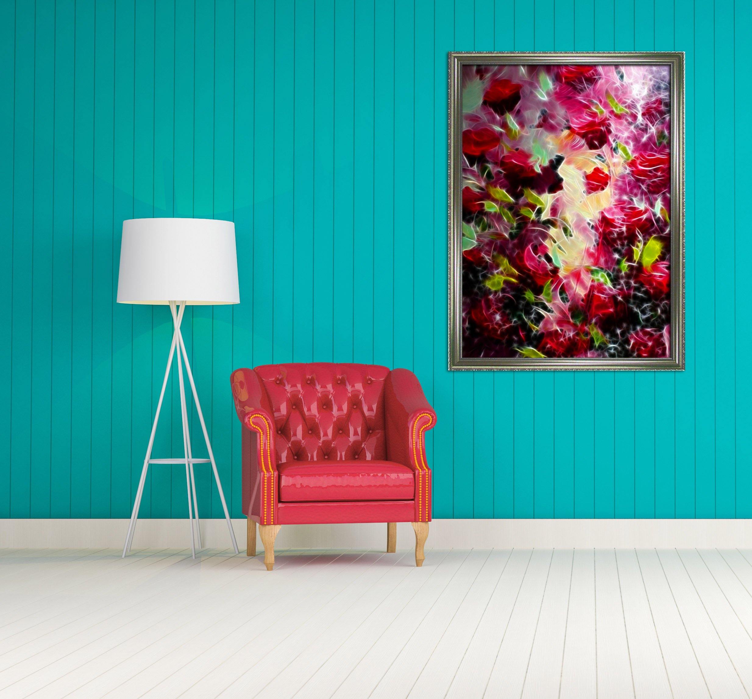 3D Beautiful Flower 146 Fake Framed Print Painting Wallpaper AJ Creativity Home 