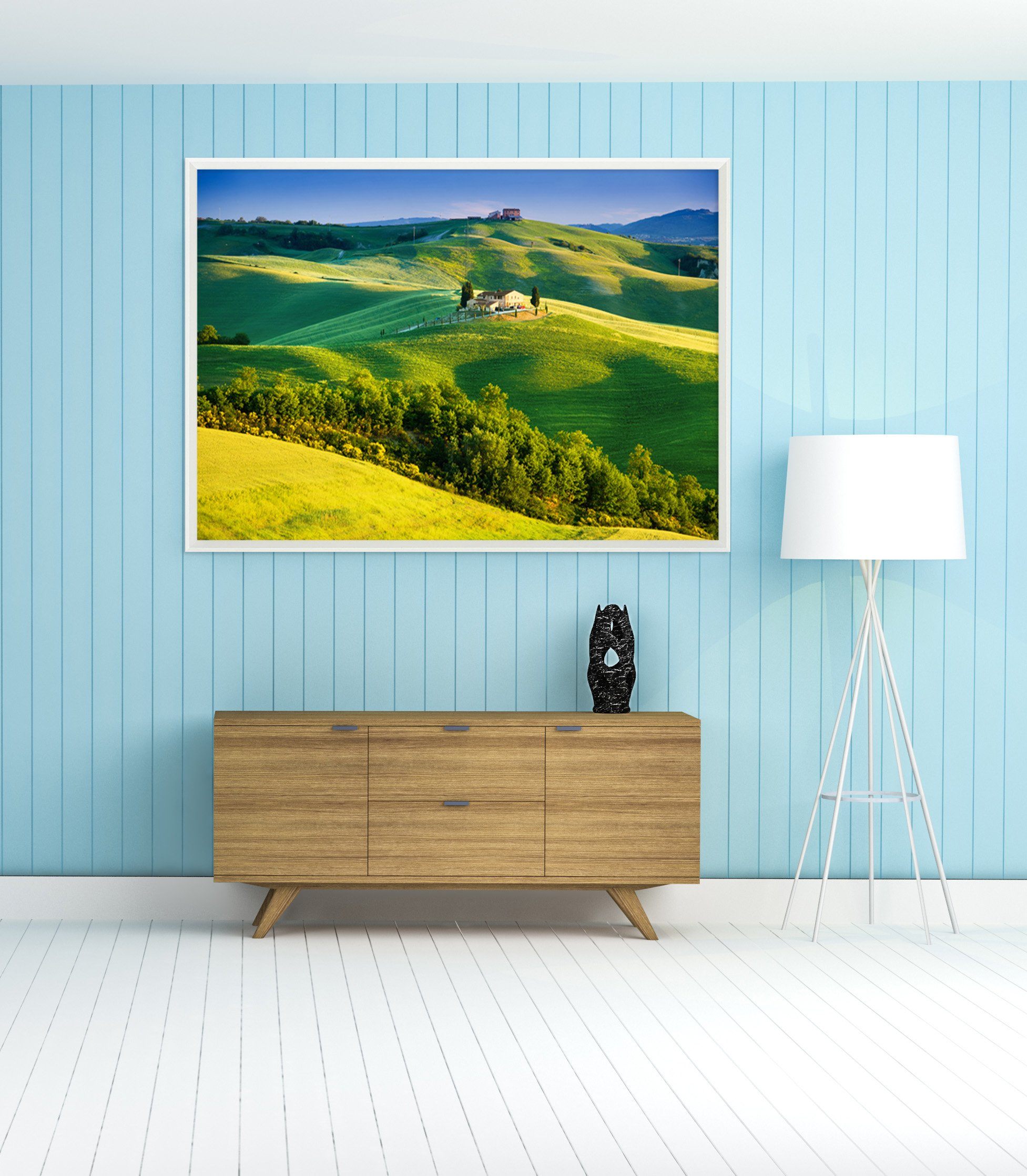 3D Country House 185 Fake Framed Print Painting Wallpaper AJ Creativity Home 