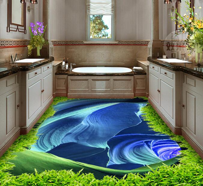 3D Mountains Texture Floor Mural Wallpaper AJ Wallpaper 2 