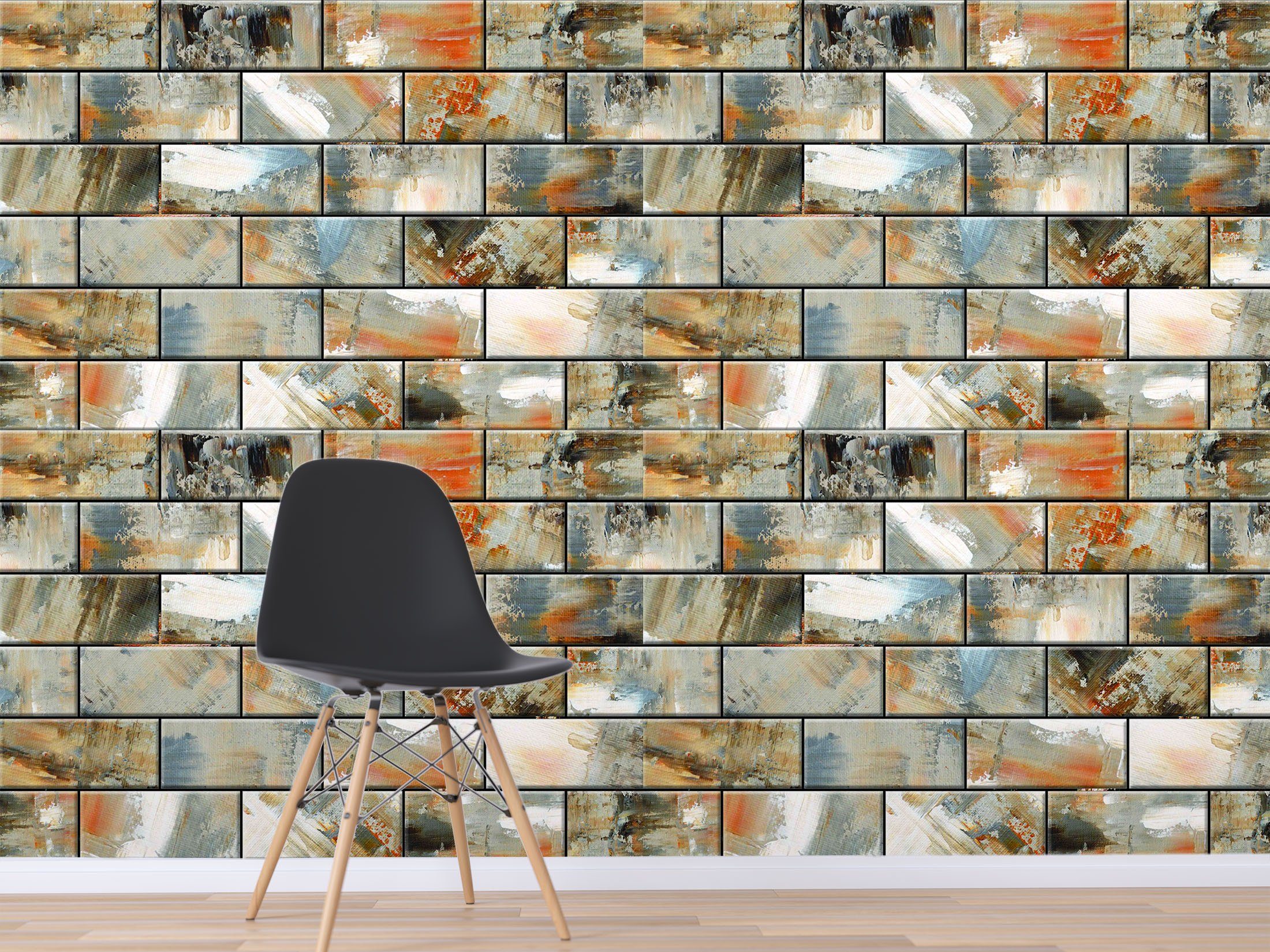 3D Brick Color Painting 40 Wallpaper AJ Wallpaper 