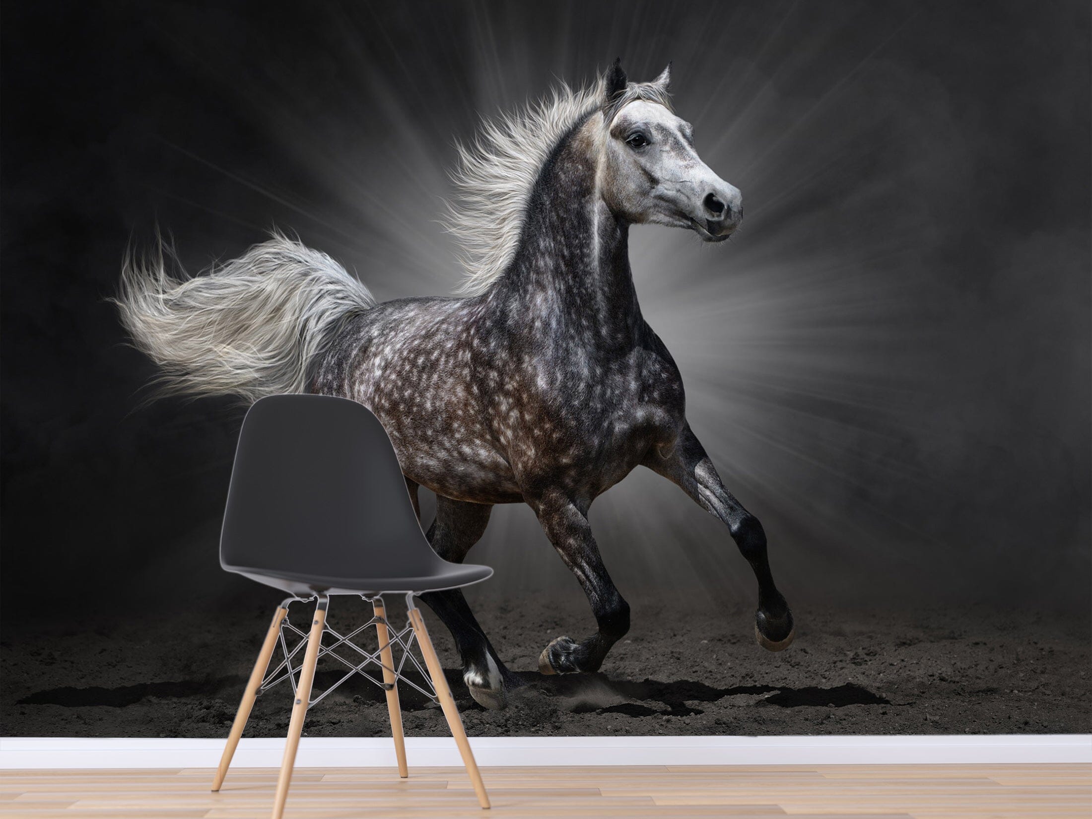 3D Dark Horse 2025 Wall Murals Wallpaper AJ Wallpaper 2 