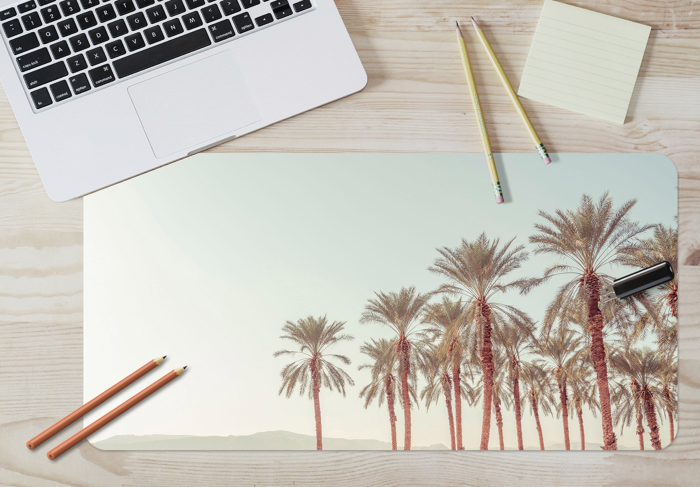 3D Coconut Tree 12450 Assaf Frank Desk Mat