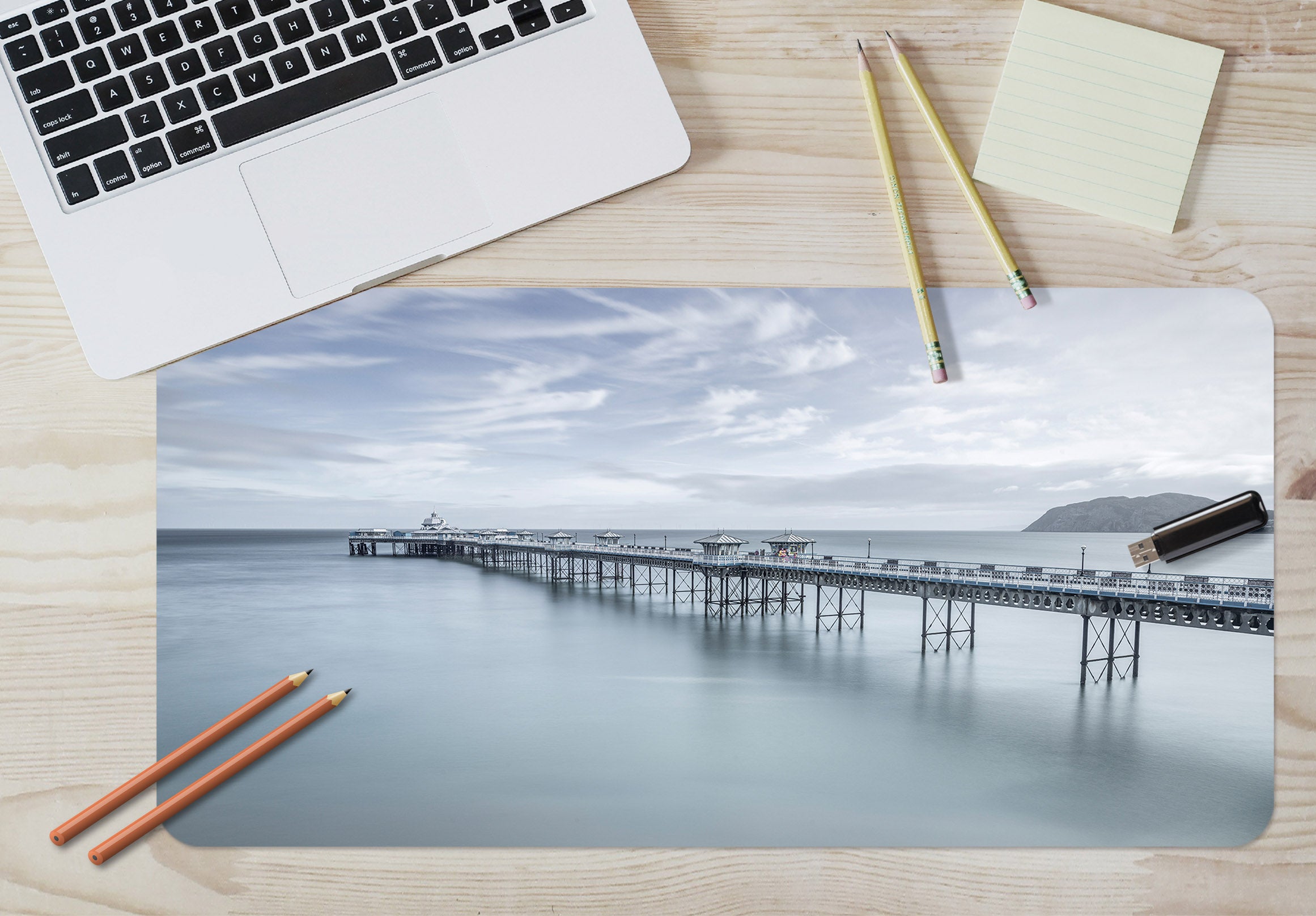 3D Blue Sea 7755 Assaf Frank Desk Mat