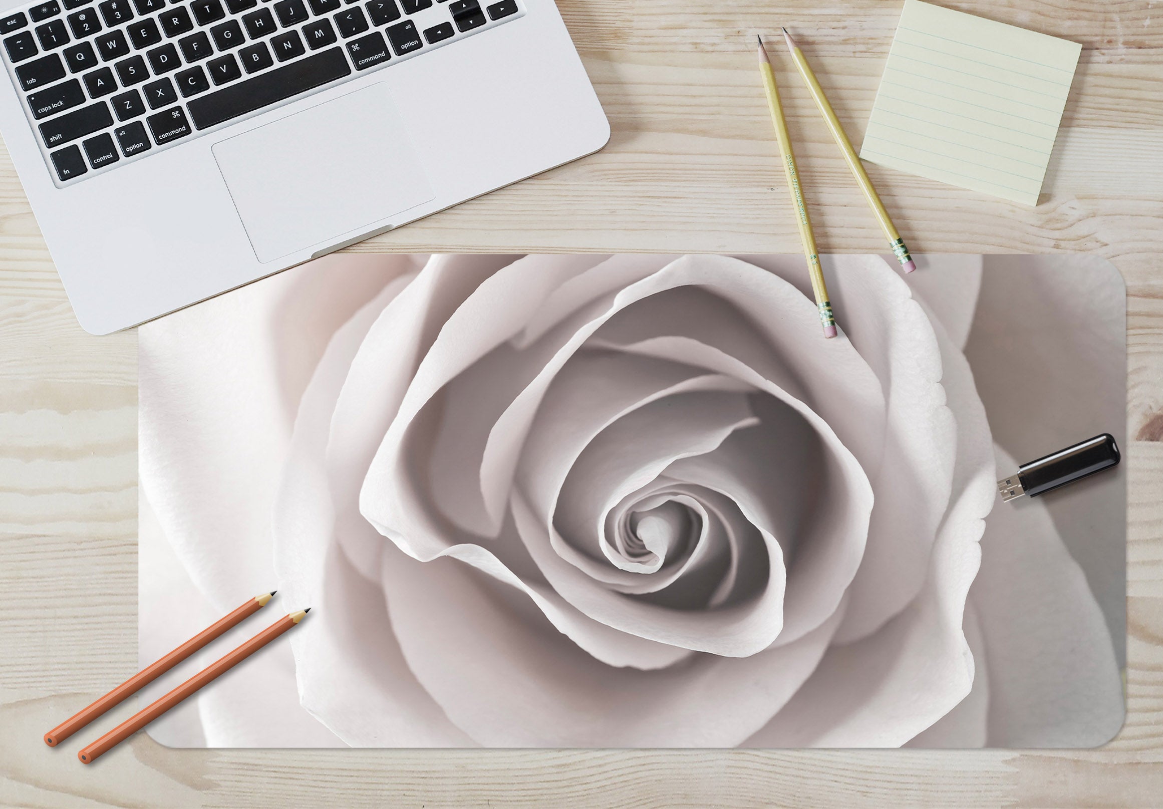 3D Elegant Rose 7718 Assaf Frank Desk Mat