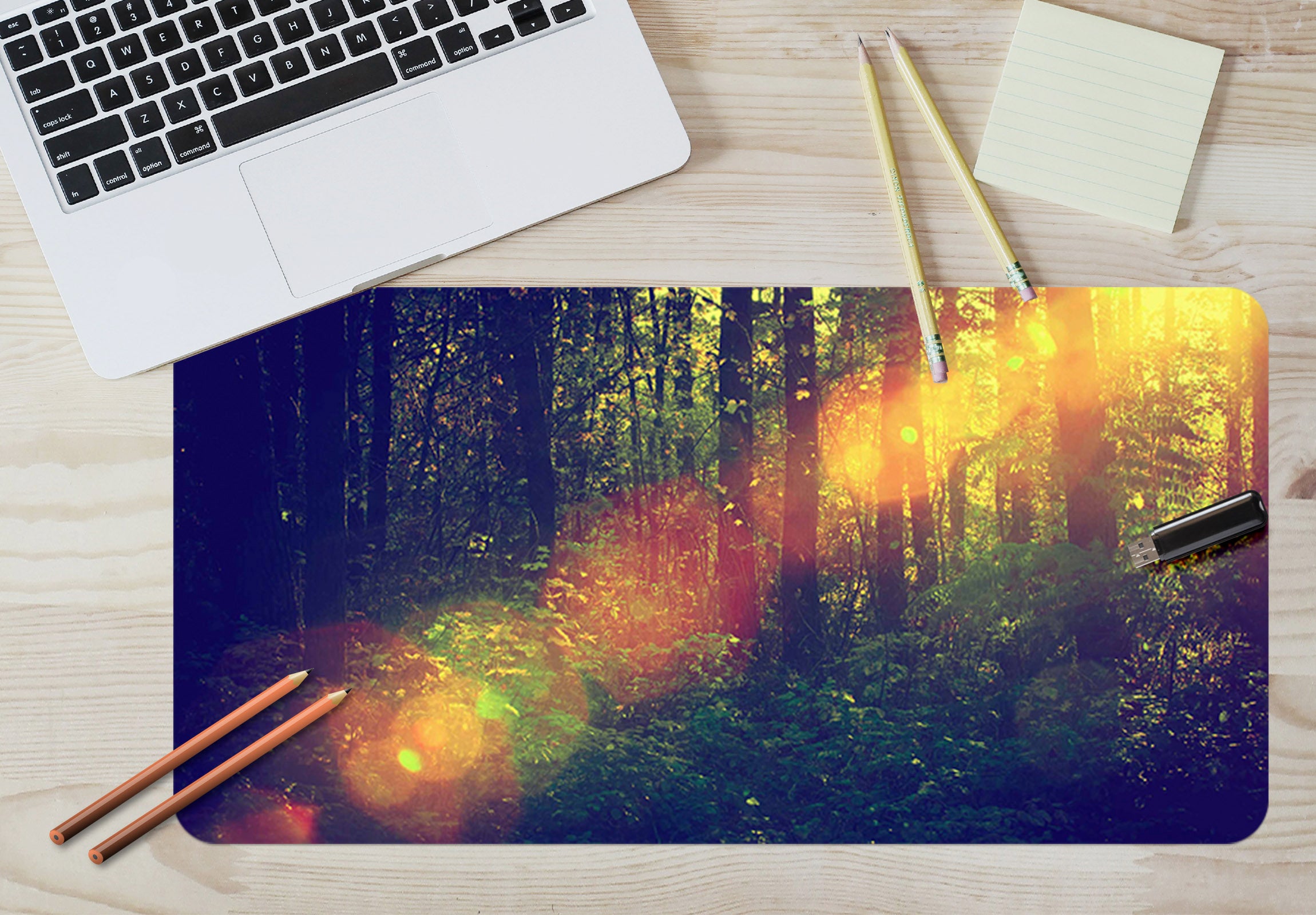 3D Woods Sunshine 17095 Desk Mat