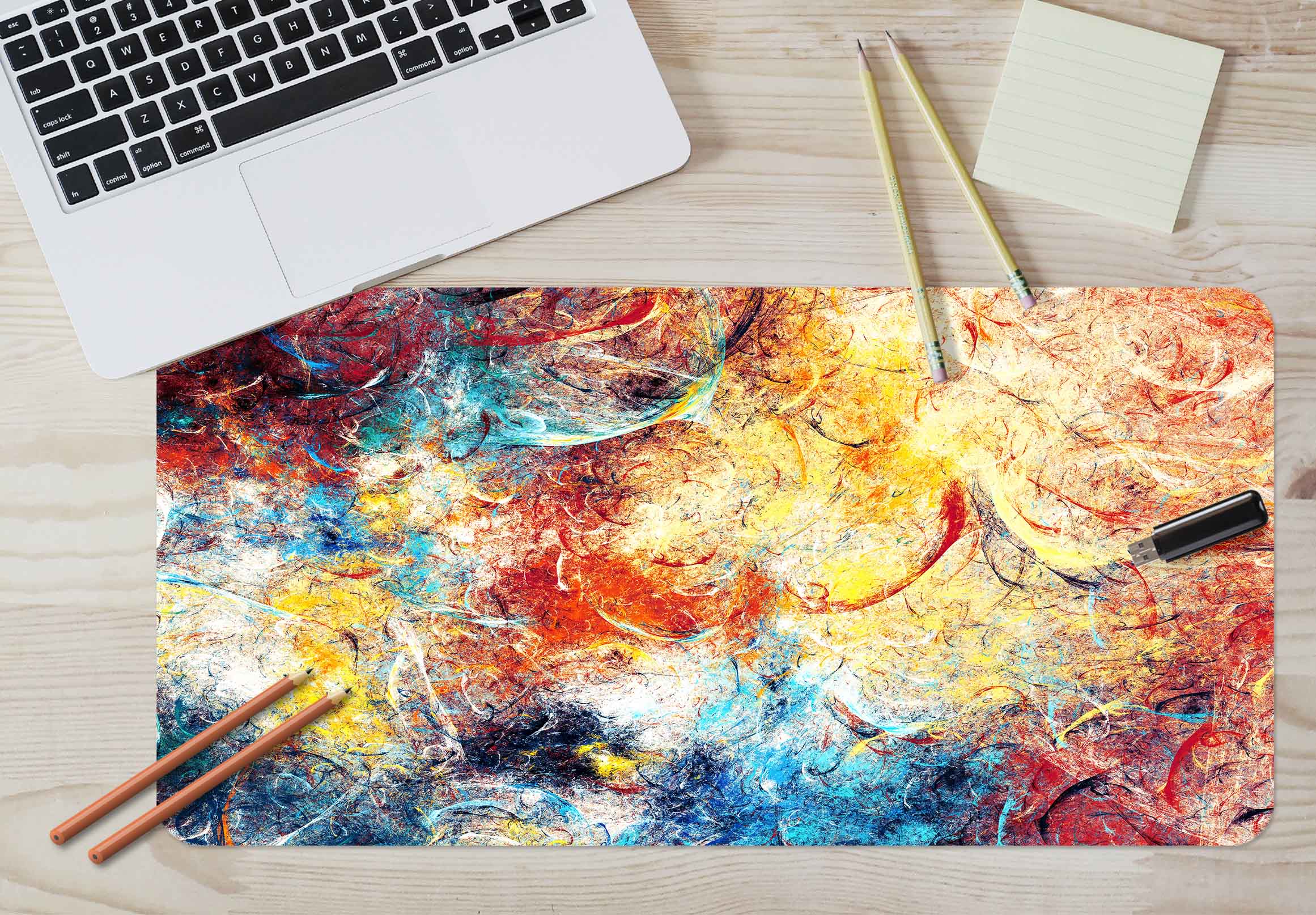 3D Color Pigment 17172 Desk Mat