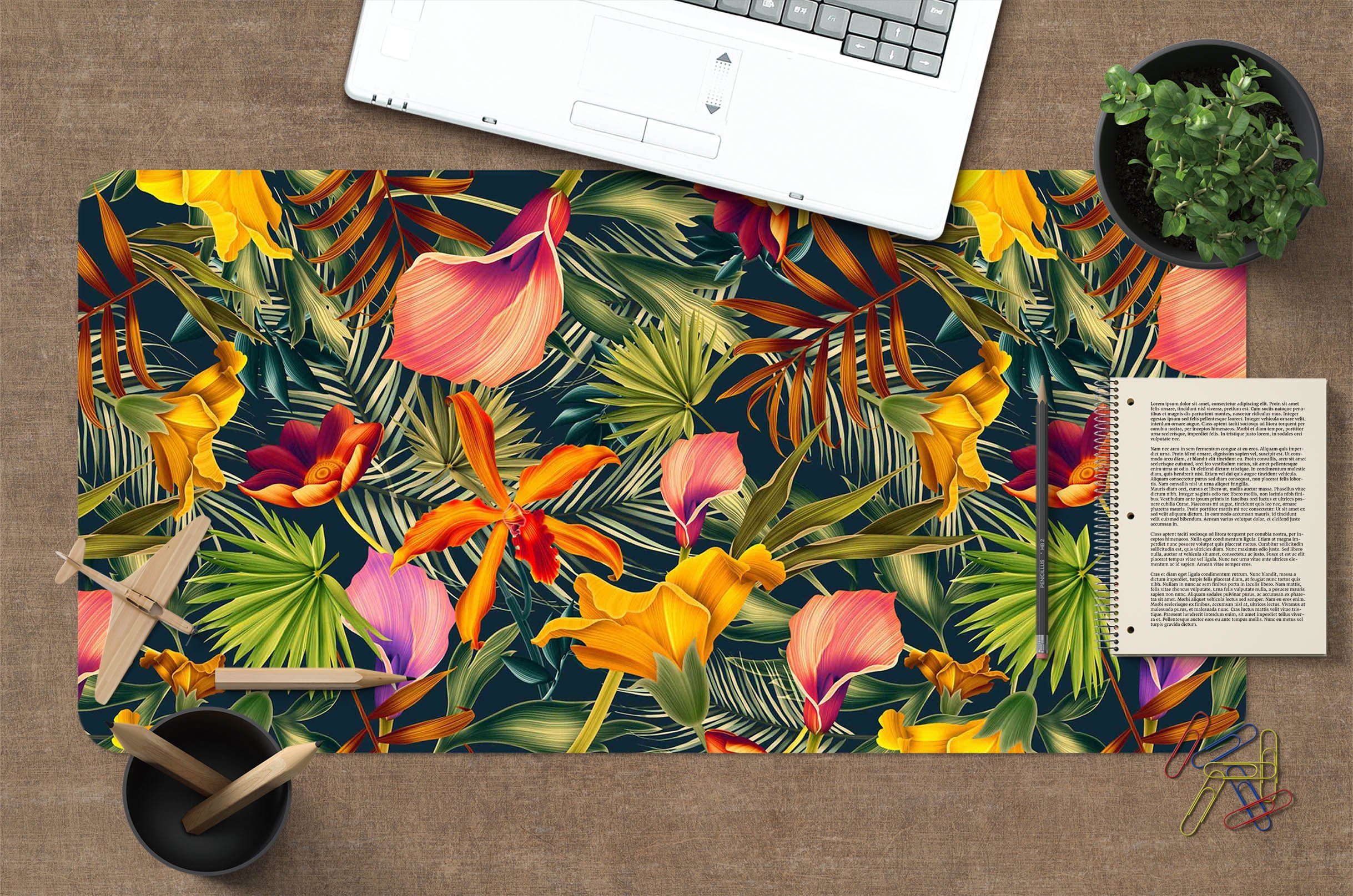 3D Flower Plant 147 Desk Mat Mat AJ Creativity Home 