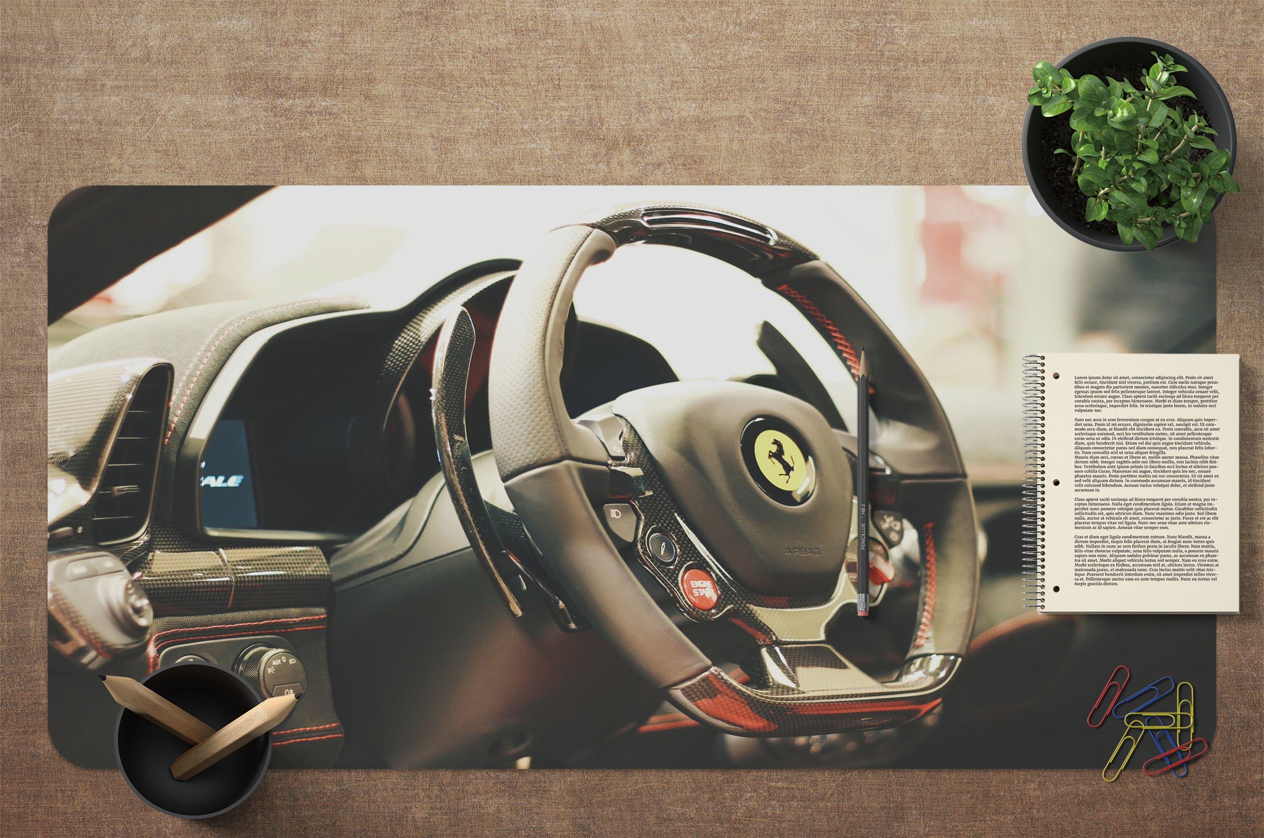 3D Bridge Car Turntable 135 Desk Mat Mat AJ Creativity Home 