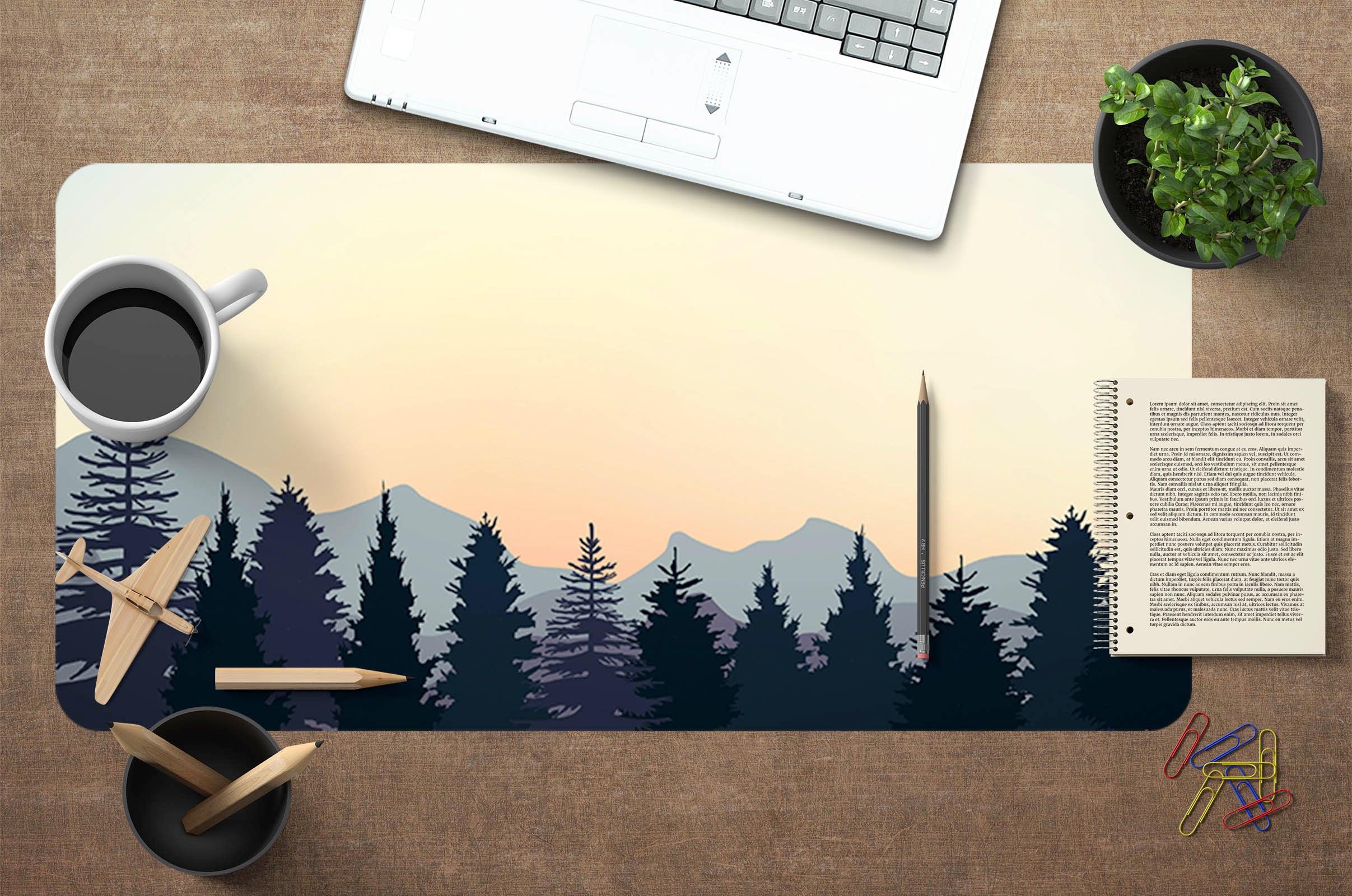 3D Forest 17083 Desk Mat
