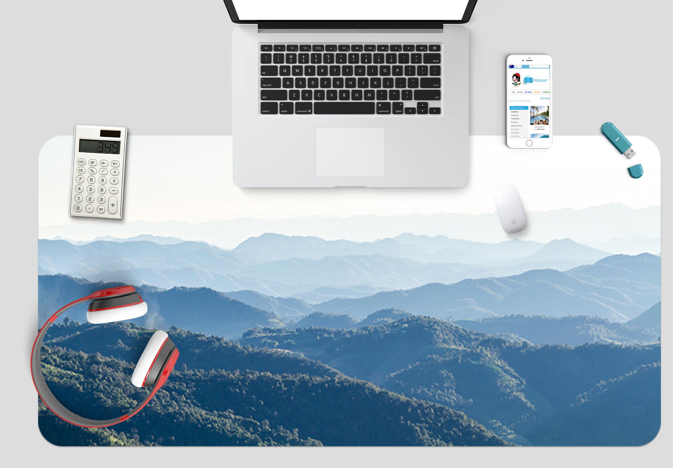 3D Mountain 17002 Desk Mat