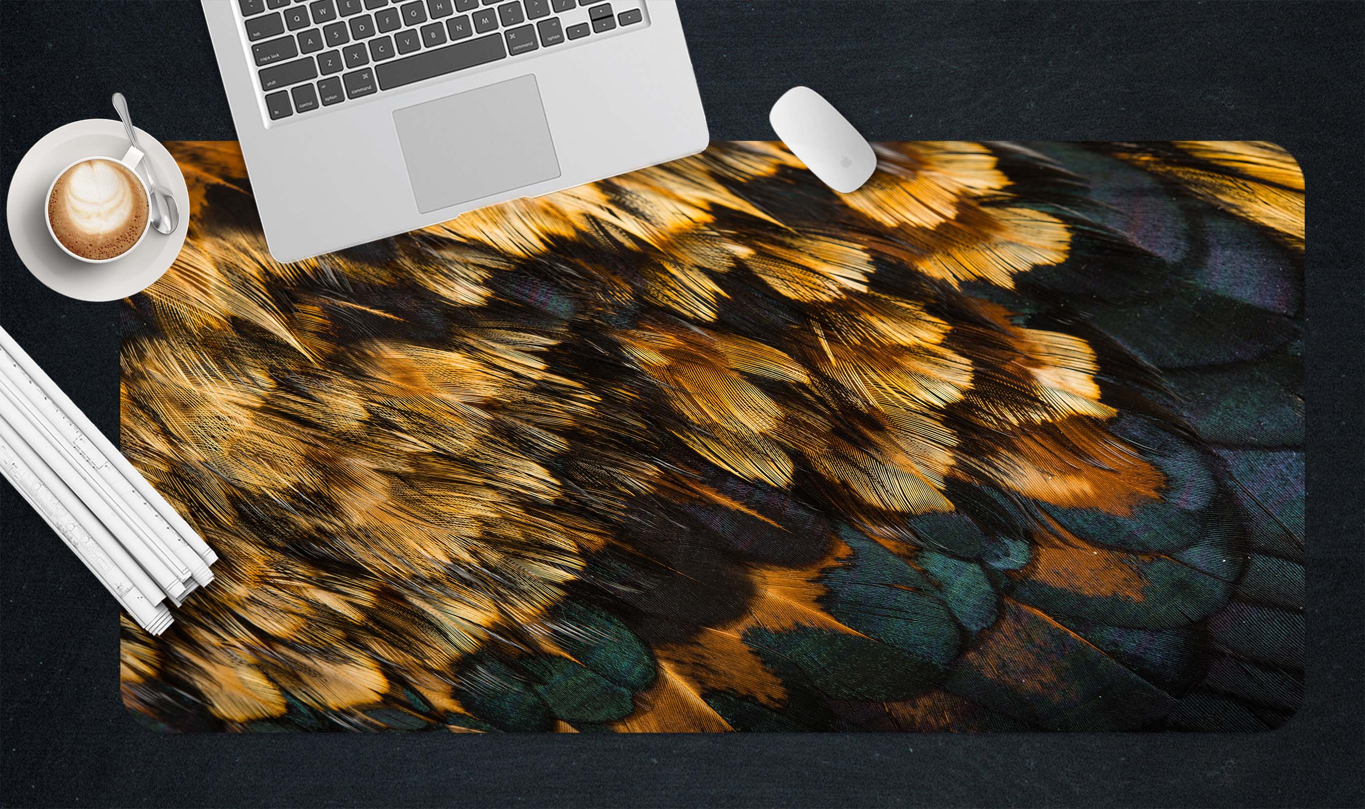 3D Feather 17175 Desk Mat