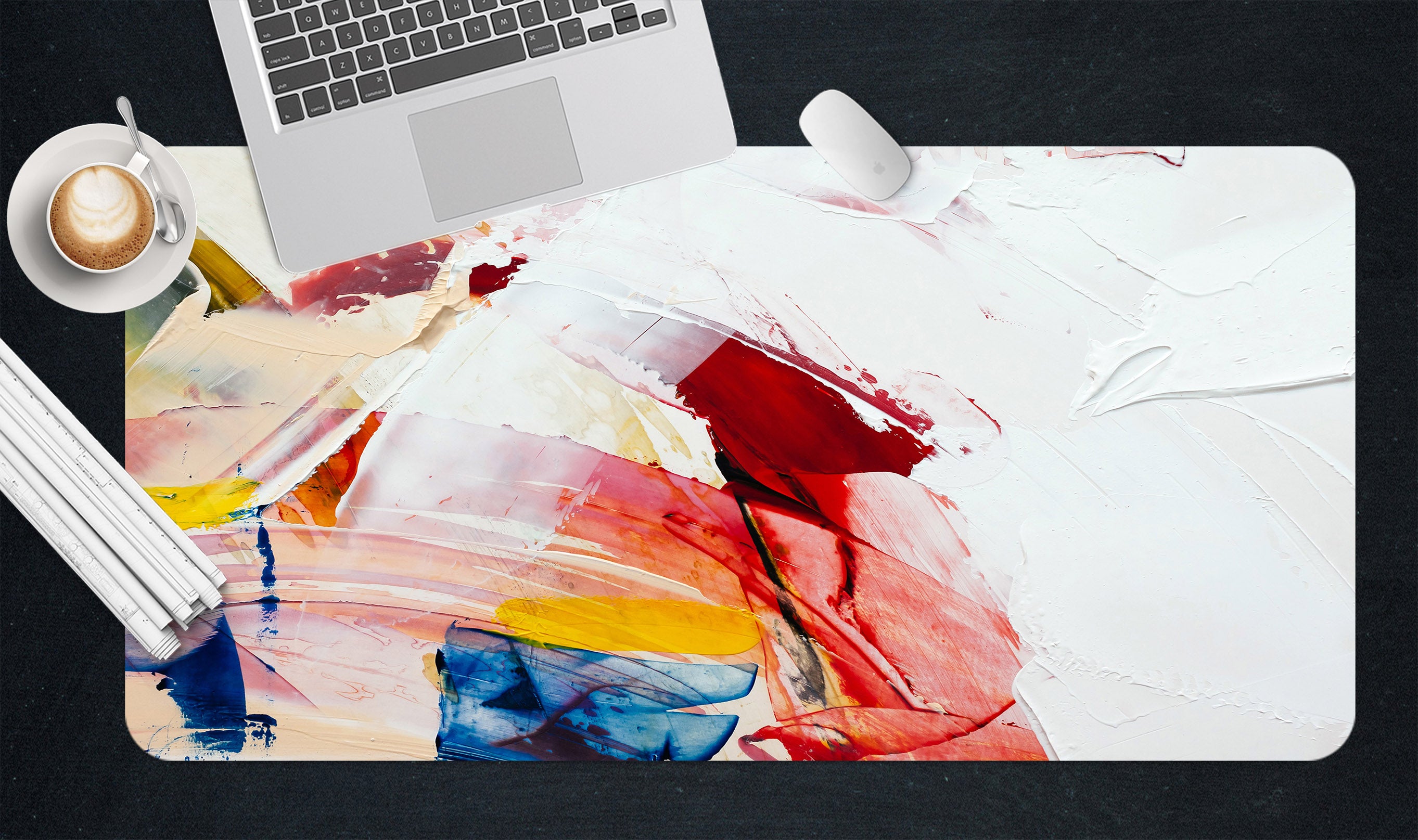 3D Color Pigment 17195 Desk Mat