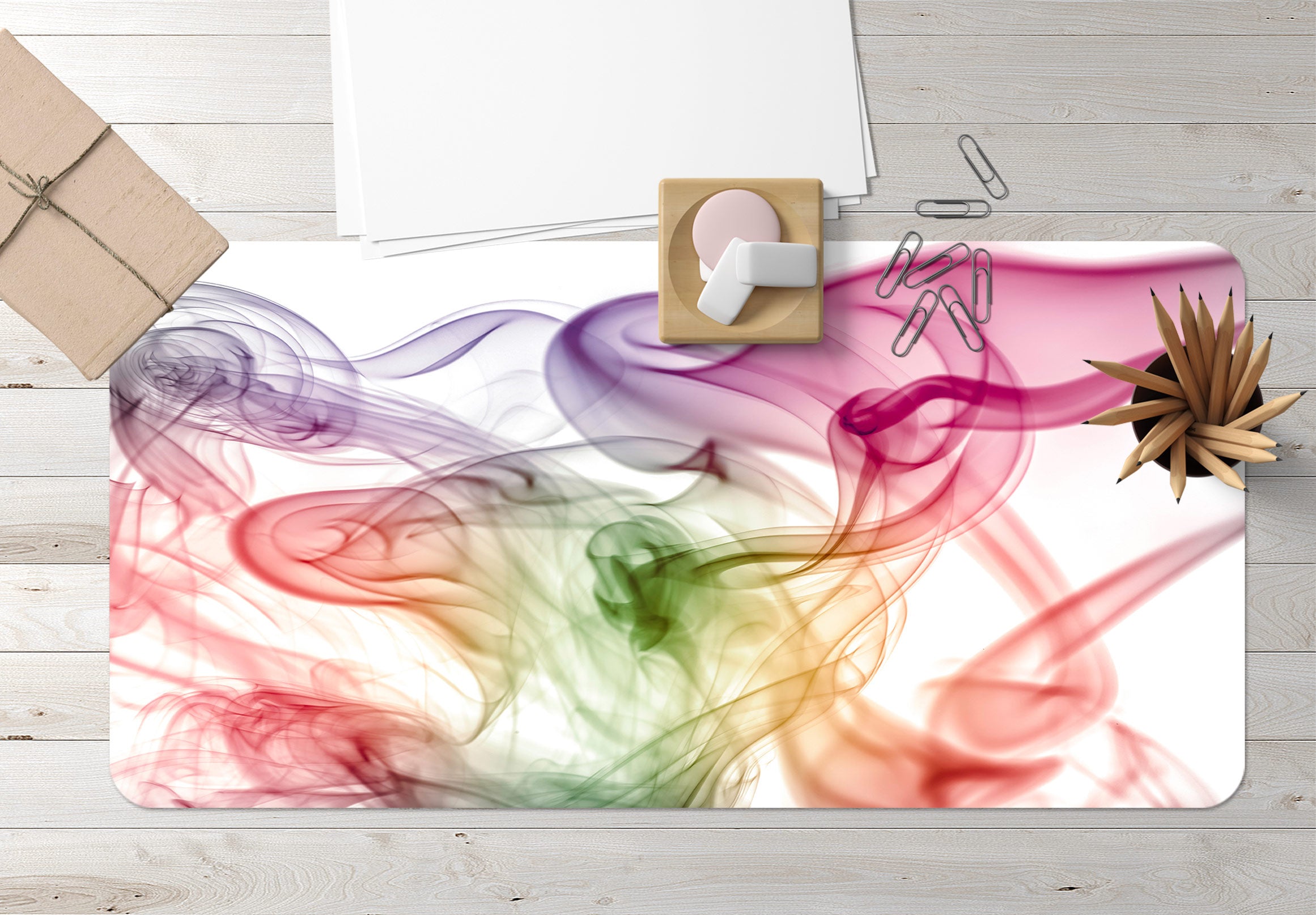3D Color Ink 123115 Assaf Frank Desk Mat