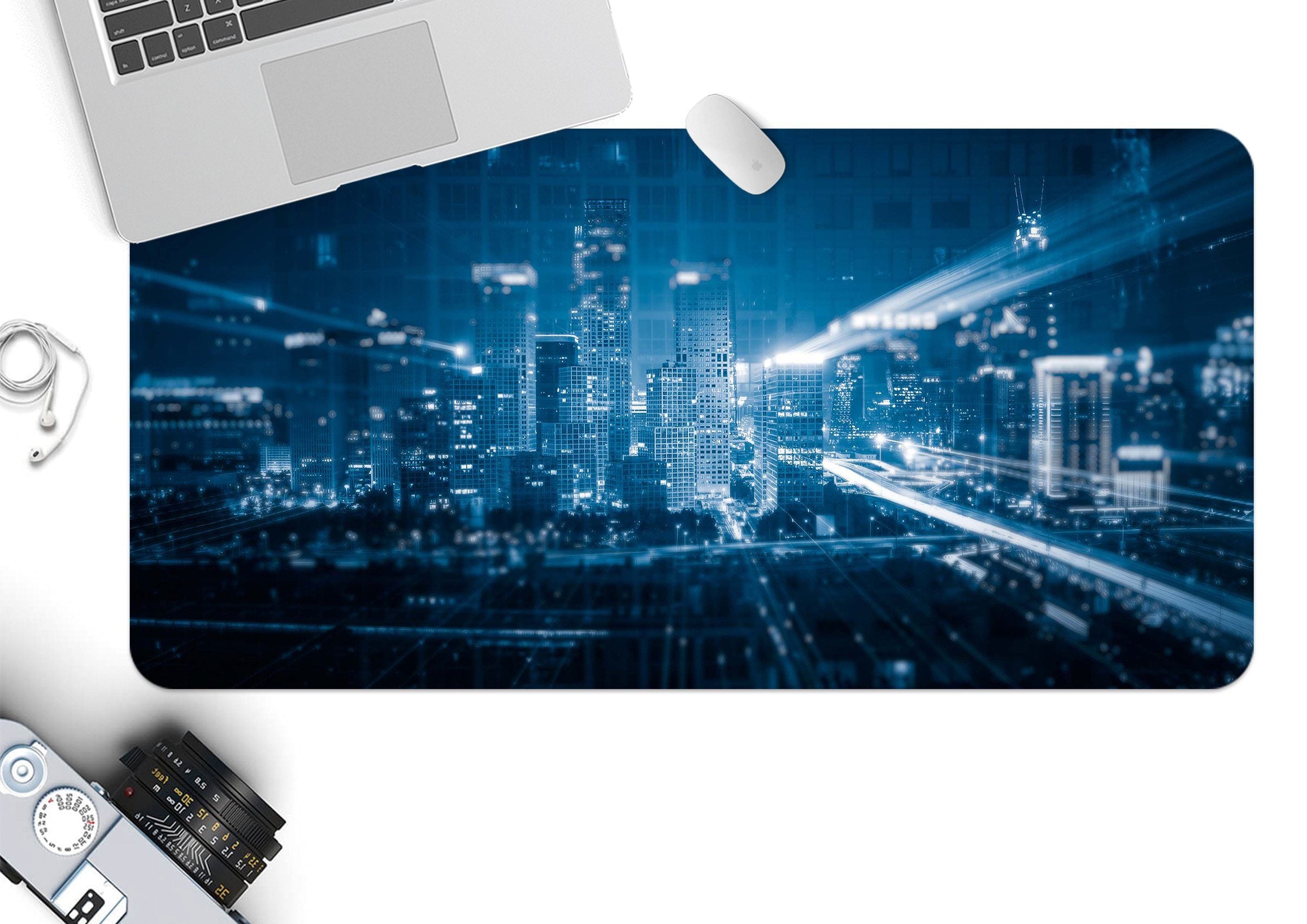 3D Building Glass 109 Desk Mat Mat AJ Creativity Home 